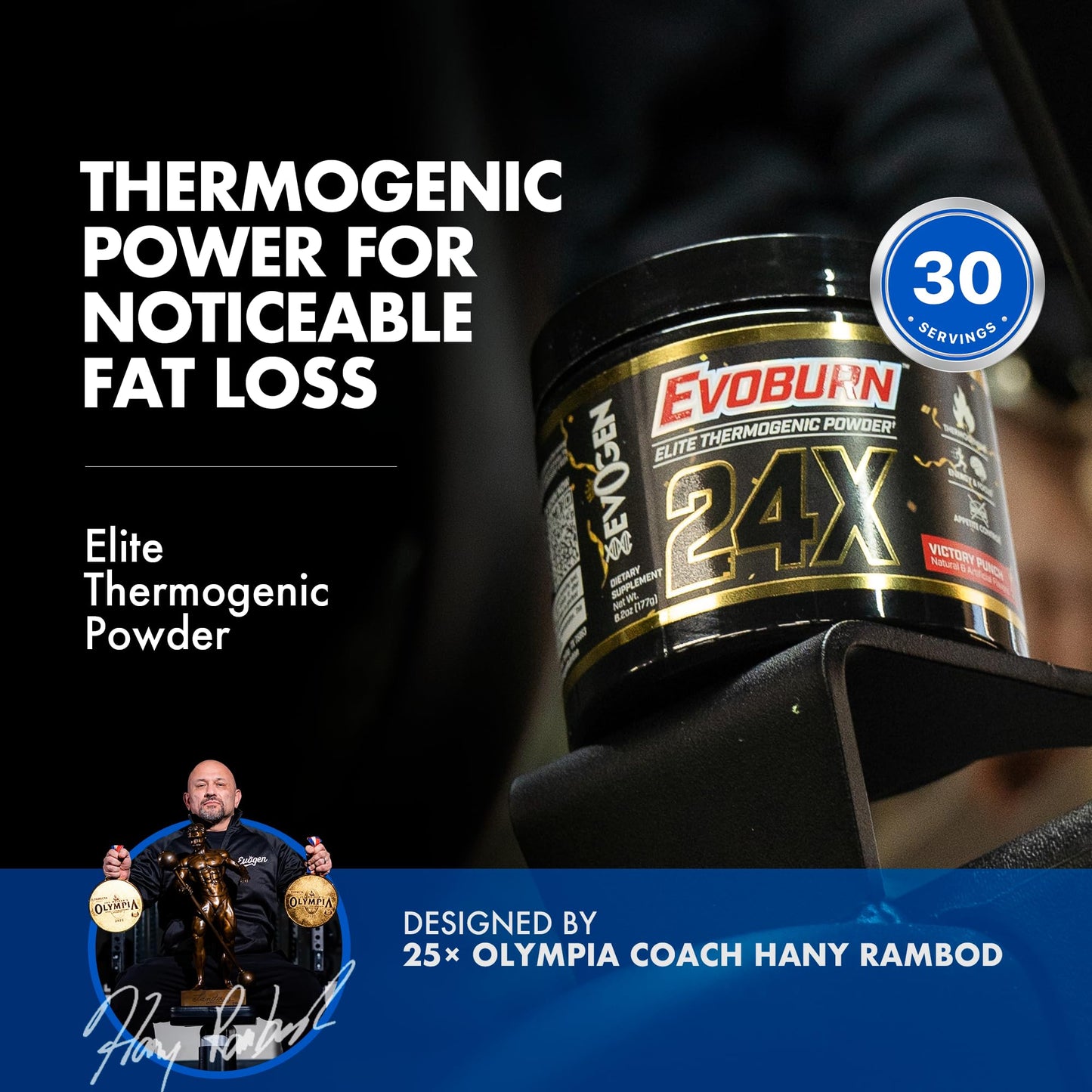 Evogen Evoburn Thermogenic Fat Burner Capsule 12 Count