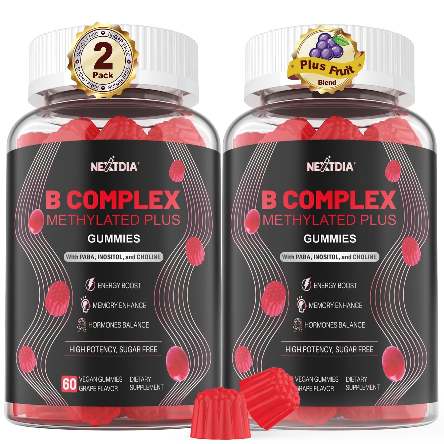 Nextdia Brain & Mood Support Gummies 120 Gummies