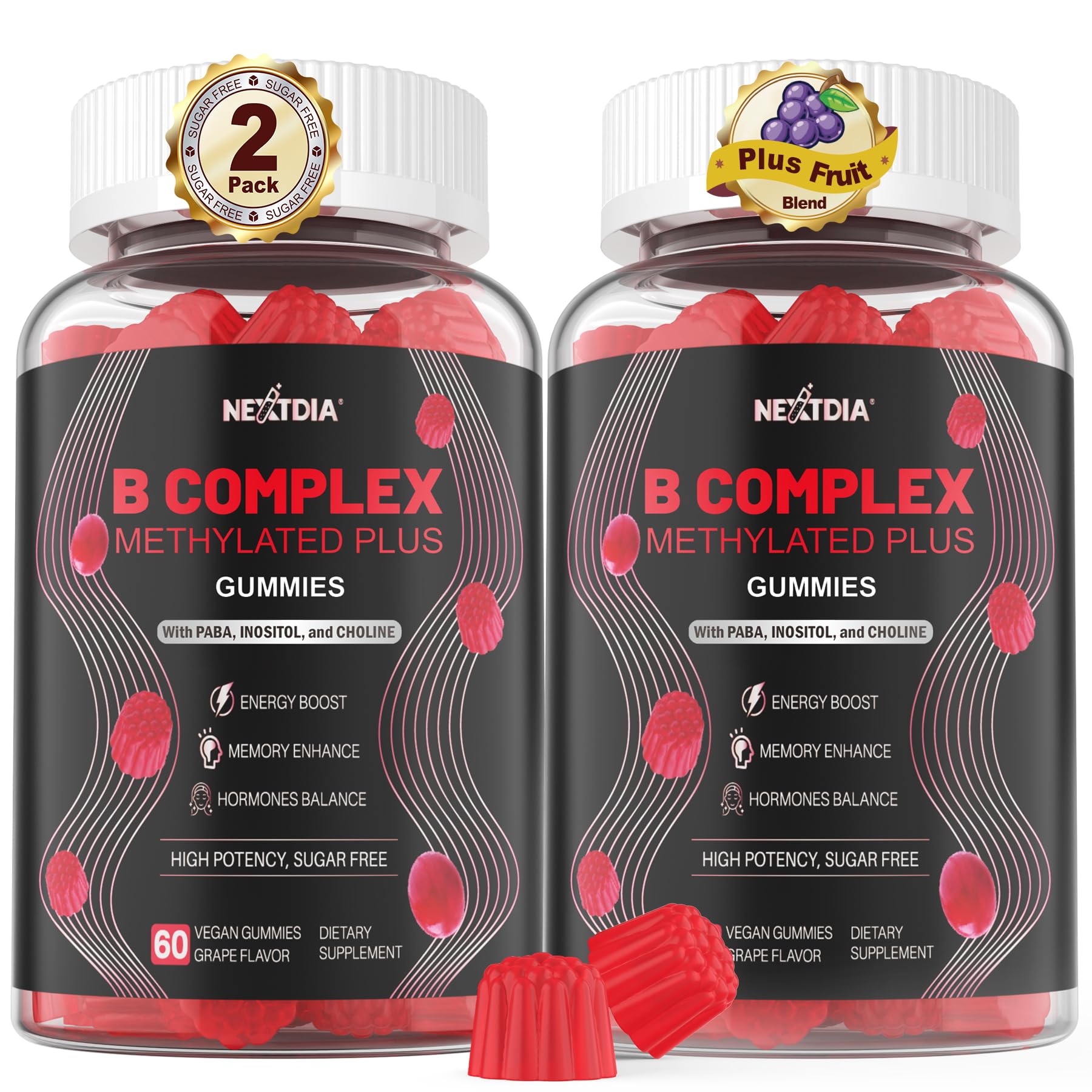 Nextdia Brain & Mood Support Gummies 120 Gummies