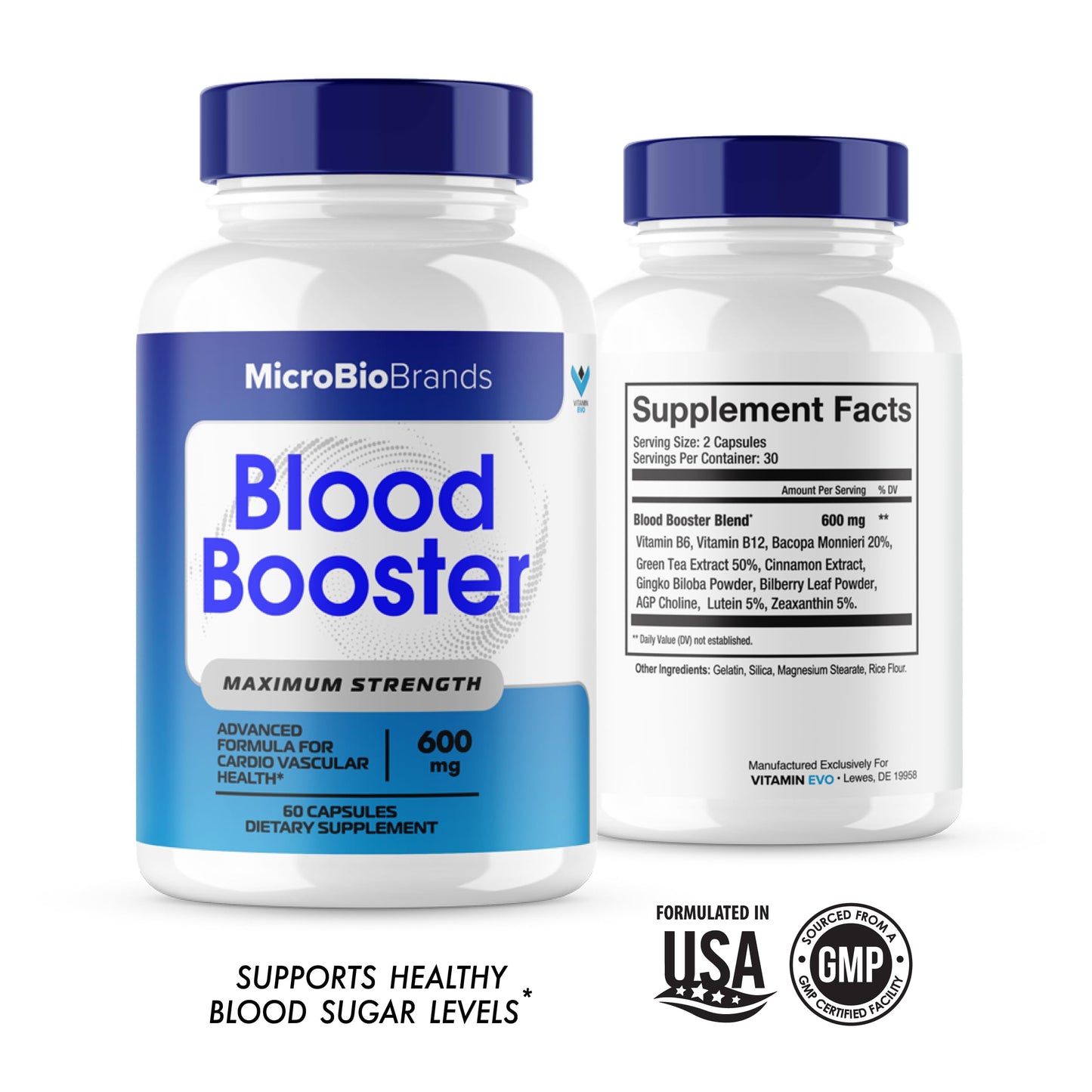 Vitamin Evo Microbio Blood Booster 120 Capsules