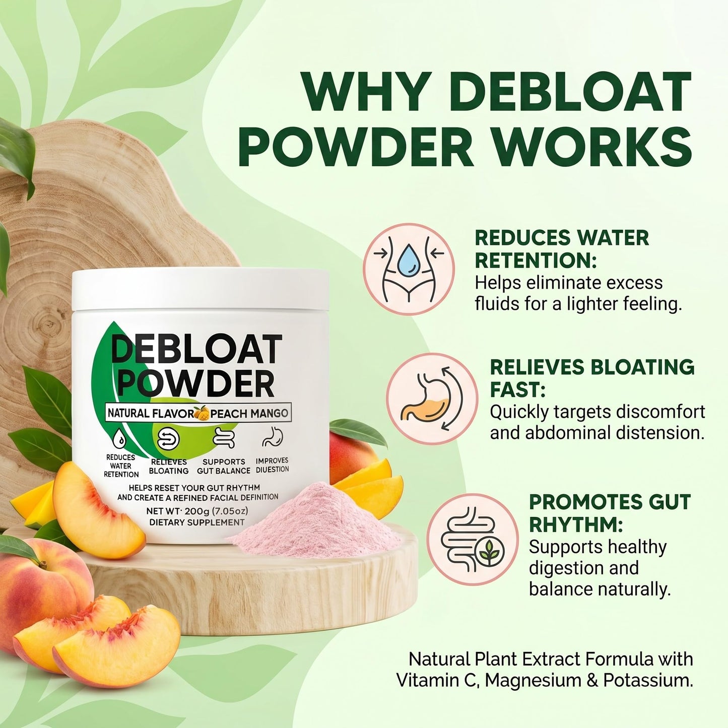 Sentk Debloat Powder 1 oz