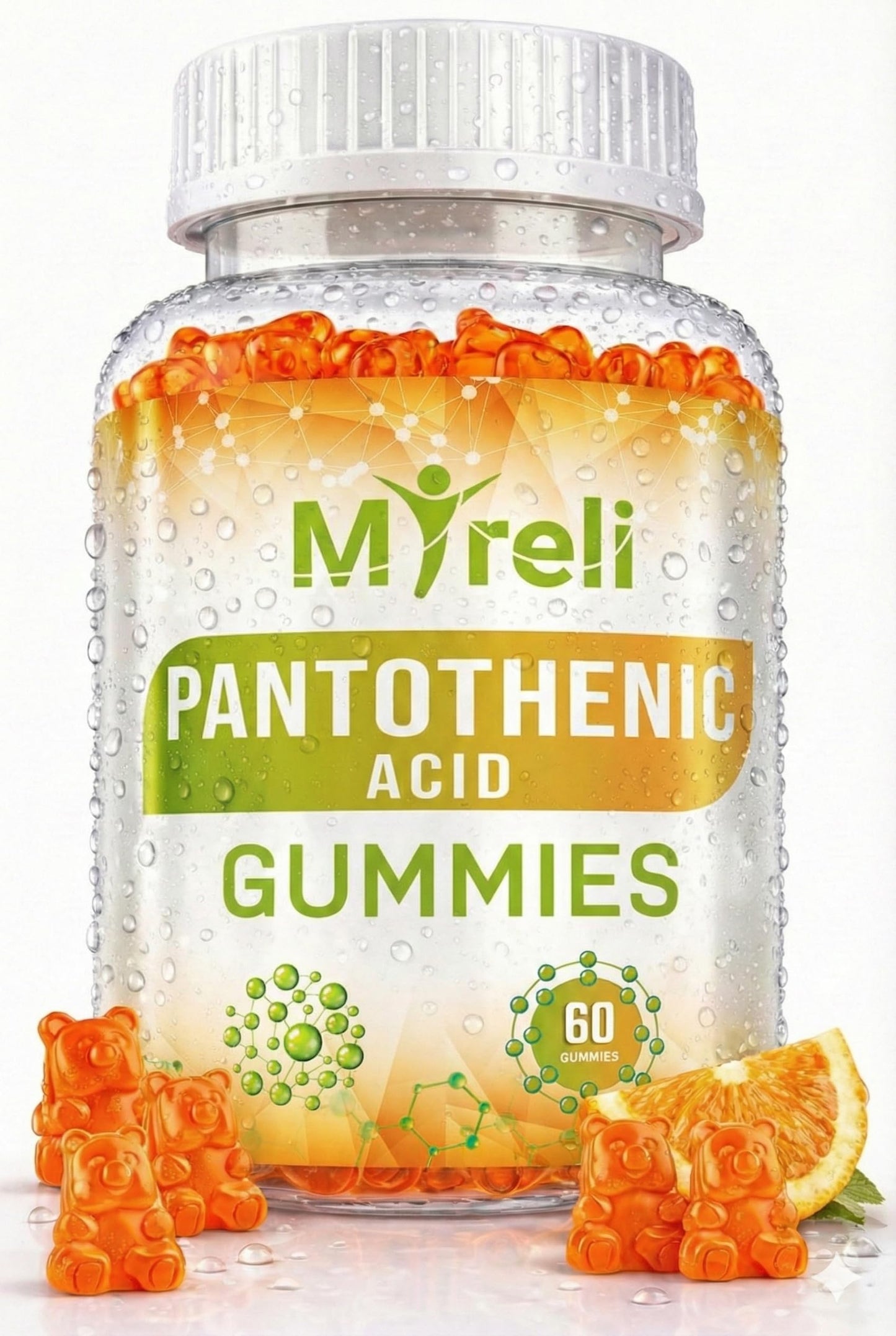 MYRELI Pantothenic Acid Gummies 60 Count