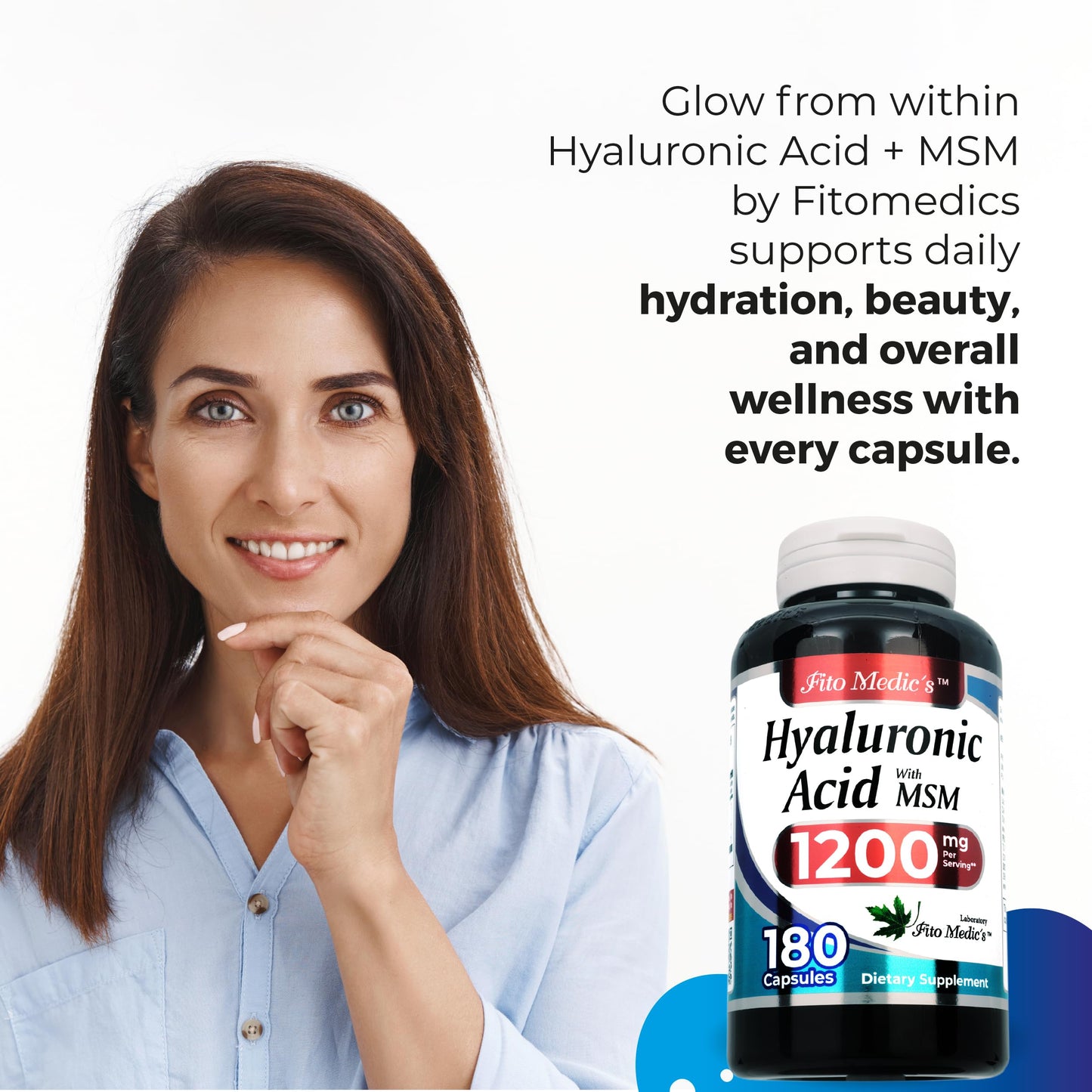 FITO MEDIC'S Hyaluronic Acid with MSM Capsules, 180 Capsules