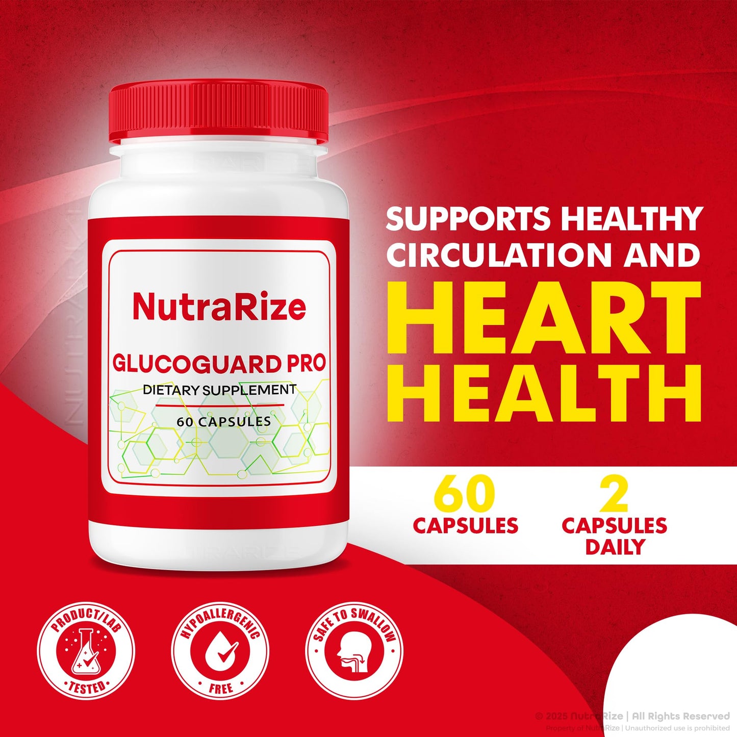 NutraRize Glucoguard Pro Capsules, 60 Capsules