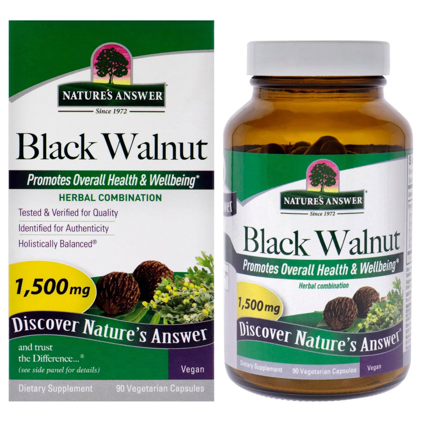 Nature's Answer Black Walnut Complex Powder, 90 Count