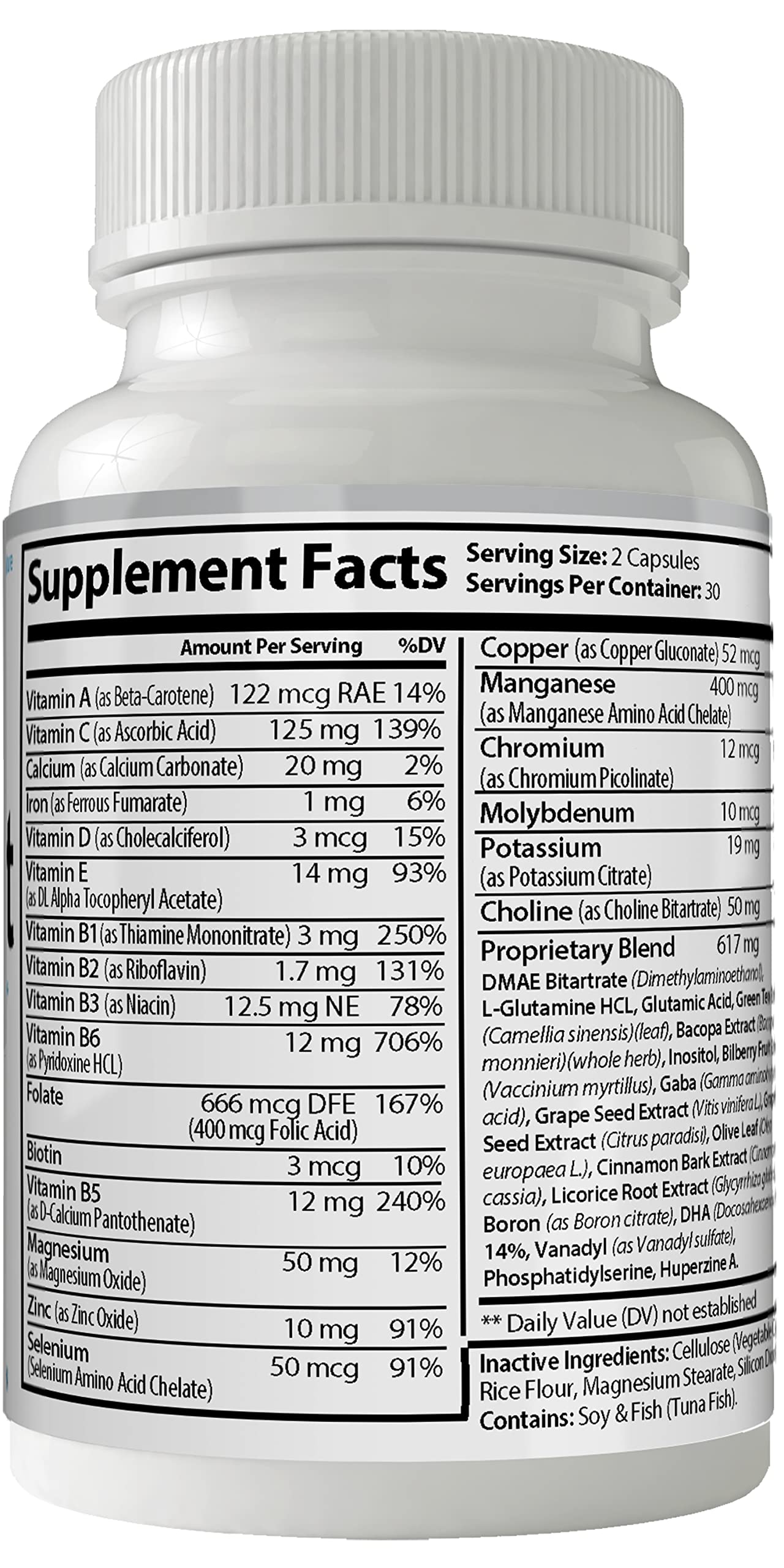 nutra4health IQ Boost Smart Pill Capsule, 60 Count