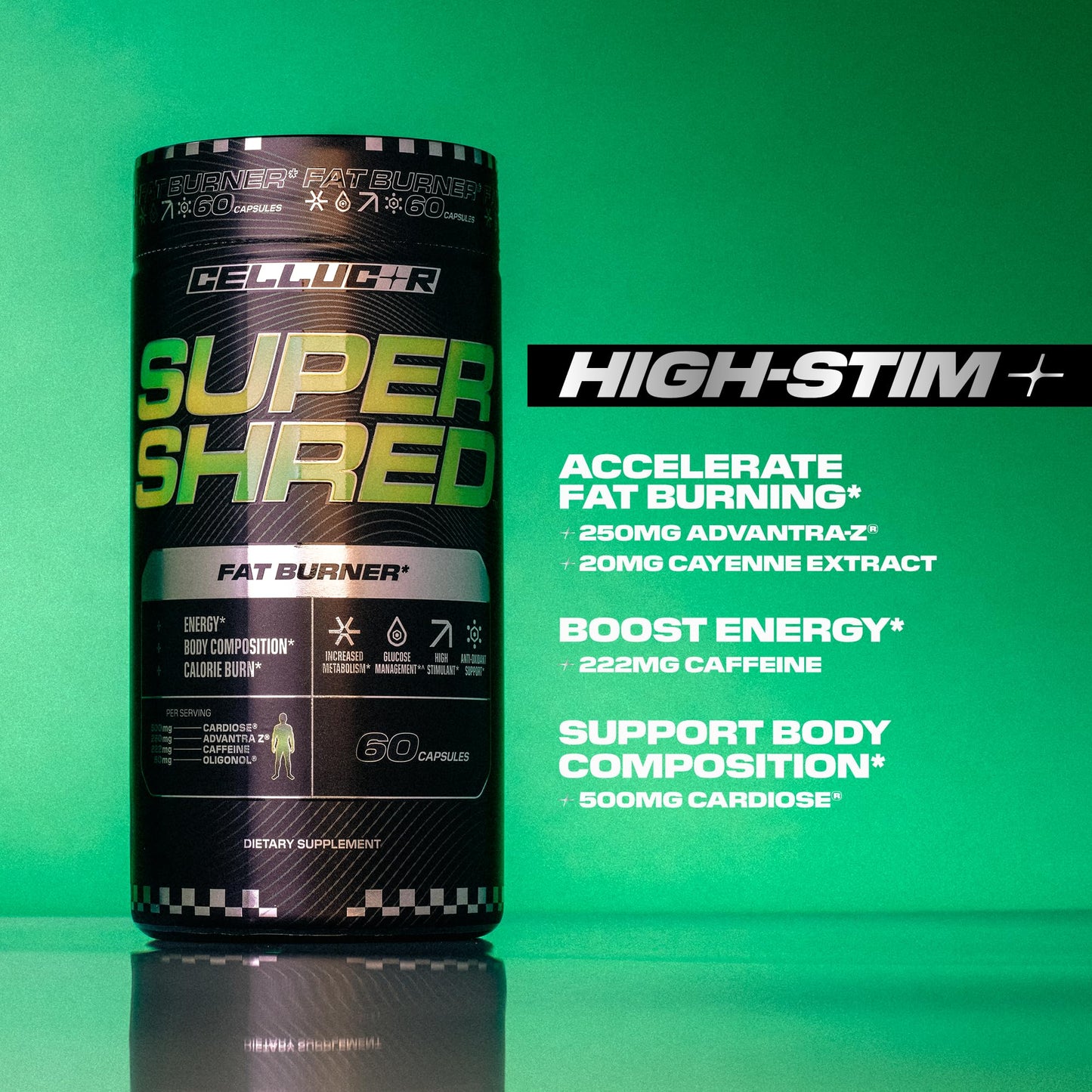 Cellucor Super Shred Fat Burner Capsule 60 Count