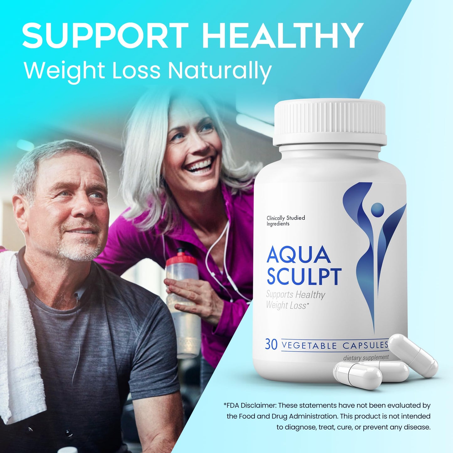 AquaSculpt Energy Support Healthy Metabolism Capsule, 90 Capsules