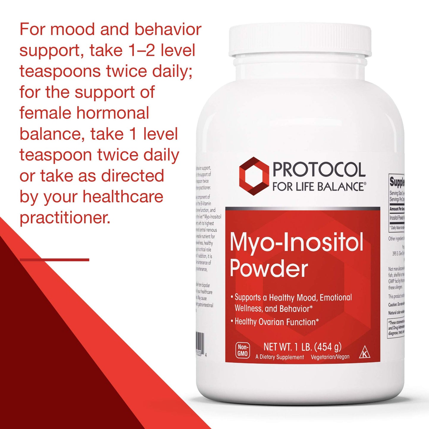Protocol For Life Balance Myo-Inositol Powder 16 oz