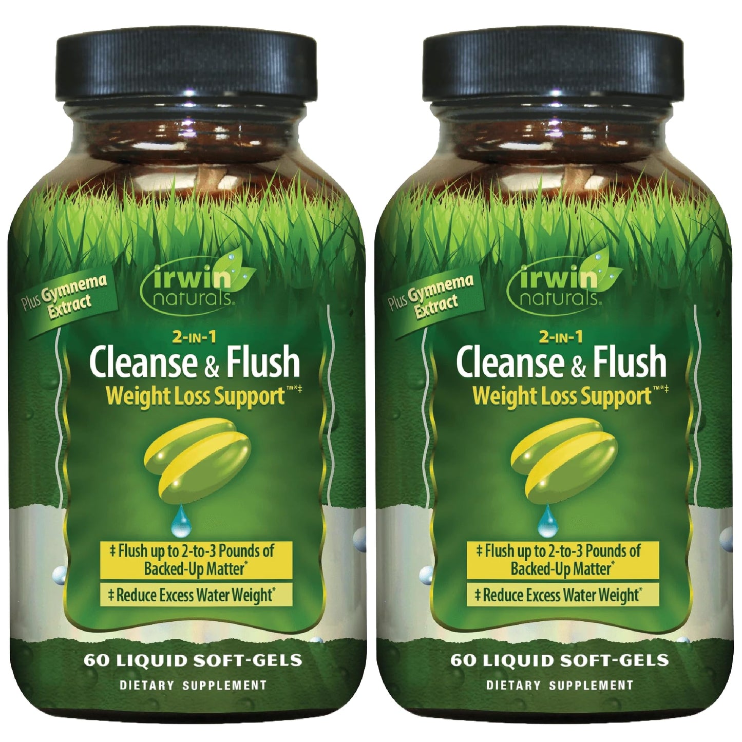 Irwin Naturals 2-in-1 Cleanse & Flush Softgels 120