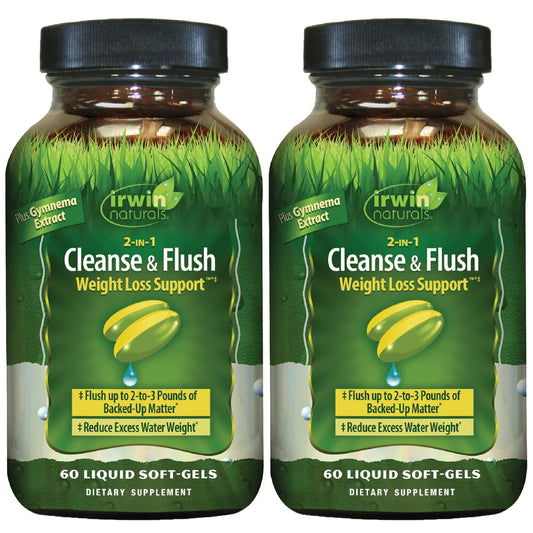 Irwin Naturals 2-in-1 Cleanse & Flush Softgels 120