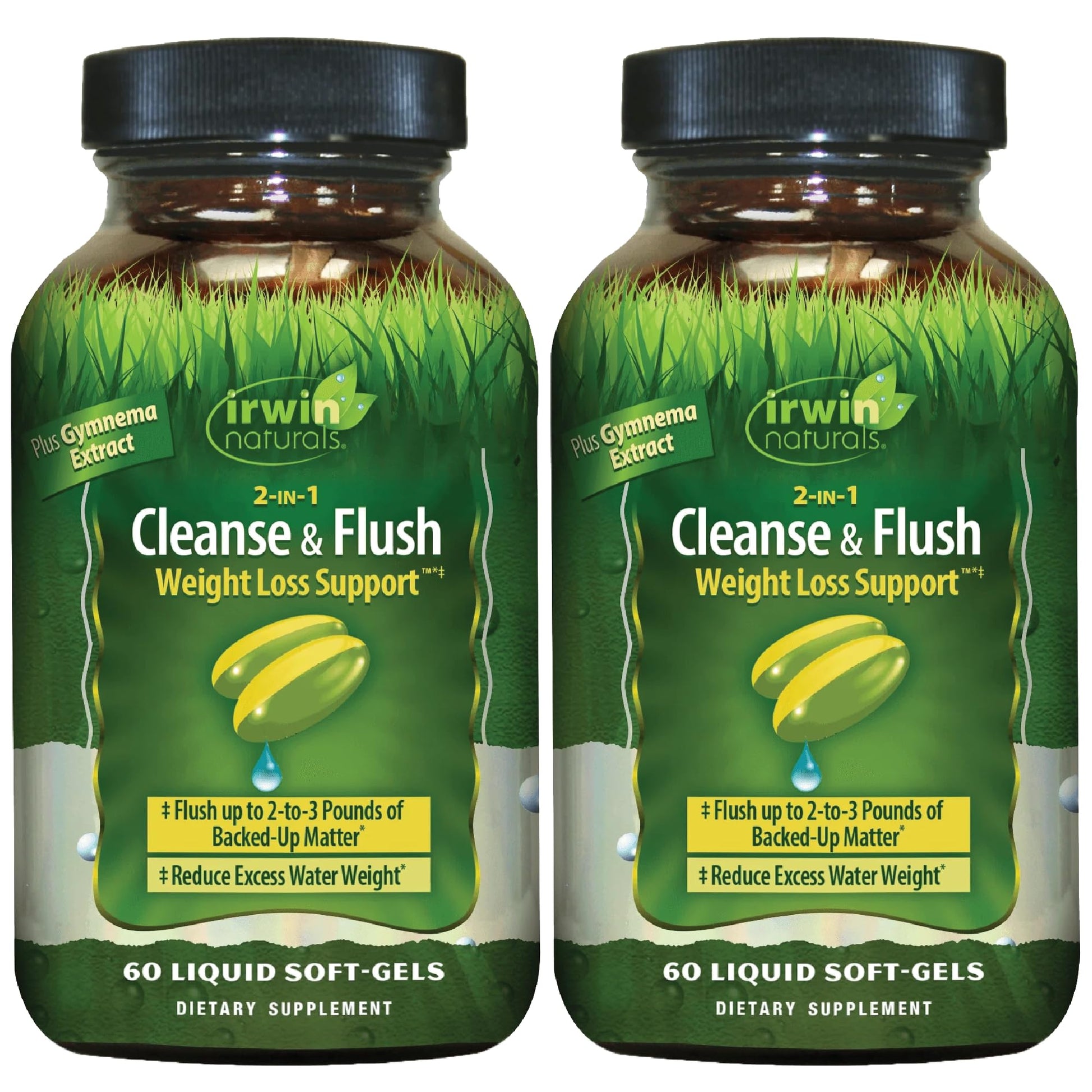 Irwin Naturals 2-in-1 Cleanse & Flush Soft-Gels, 120 Count