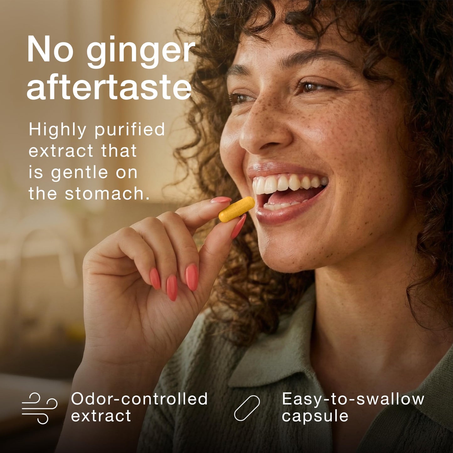 Toniiq Ginger Root Capsules – Ultra High Potency 25:1 Extract with 20% Gingerols – Curcumin & Black Pepper for Synergy – Lab Tested – 60 Capsules