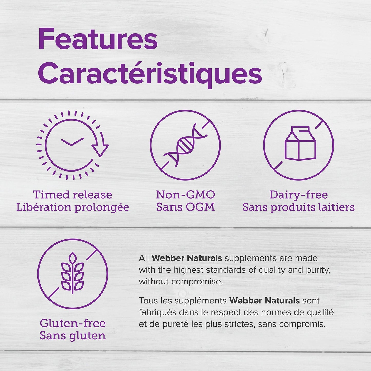 Webber Naturals Vitamin C Timed Release 1,000 mg Tablets, 60 Tablets