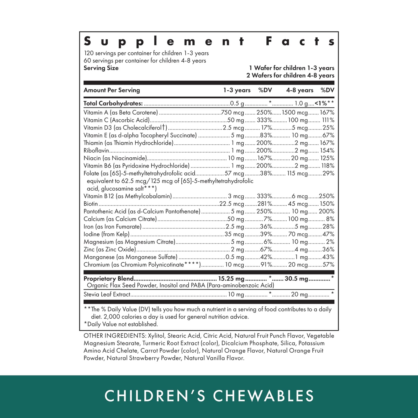 MICHAEL'S Health Naturopathic Programs Children's Multivitamin & Mineral Supplement Tablets 120
