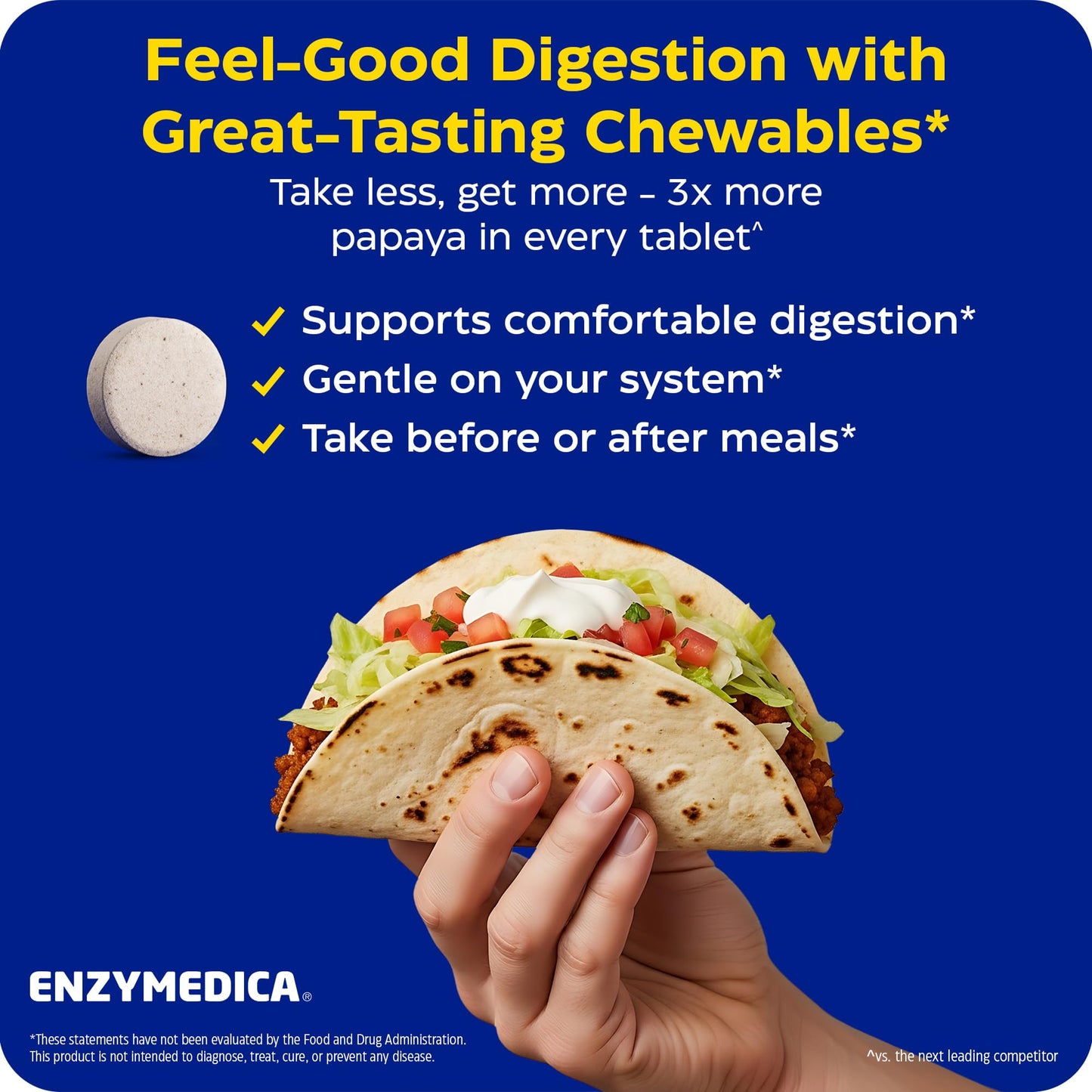 Enzymedica Papaya Complete 240 Tablets