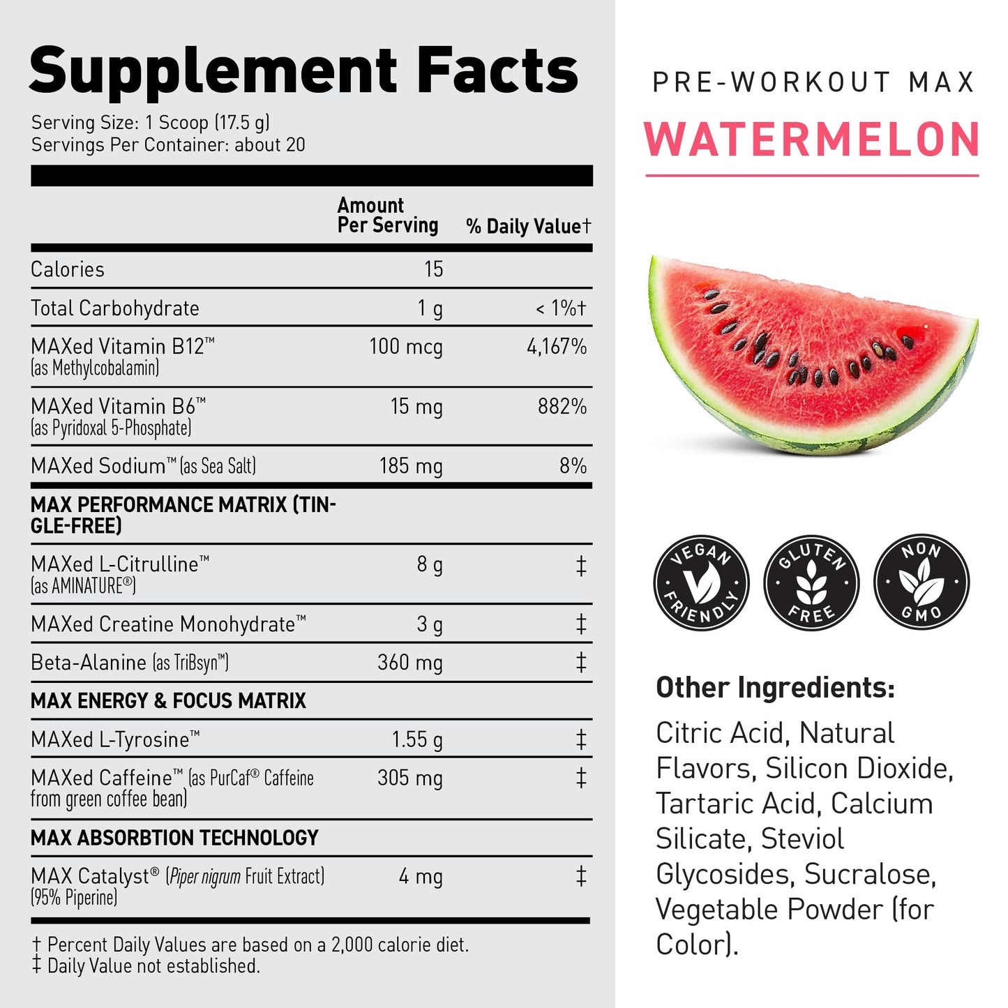 Kaged Pre Workout MAX Powder 12.42 Ounce