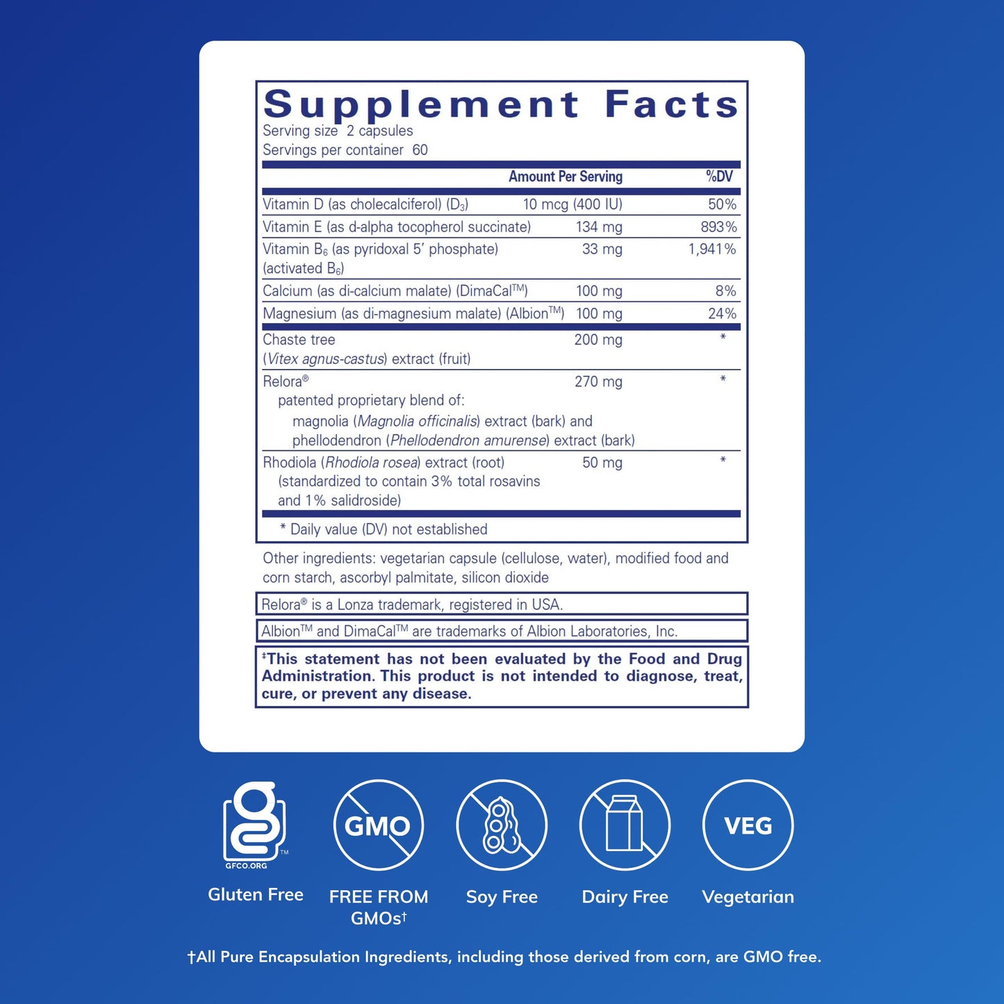 Pure Encapsulations PMS Essentials, 120 Capsules