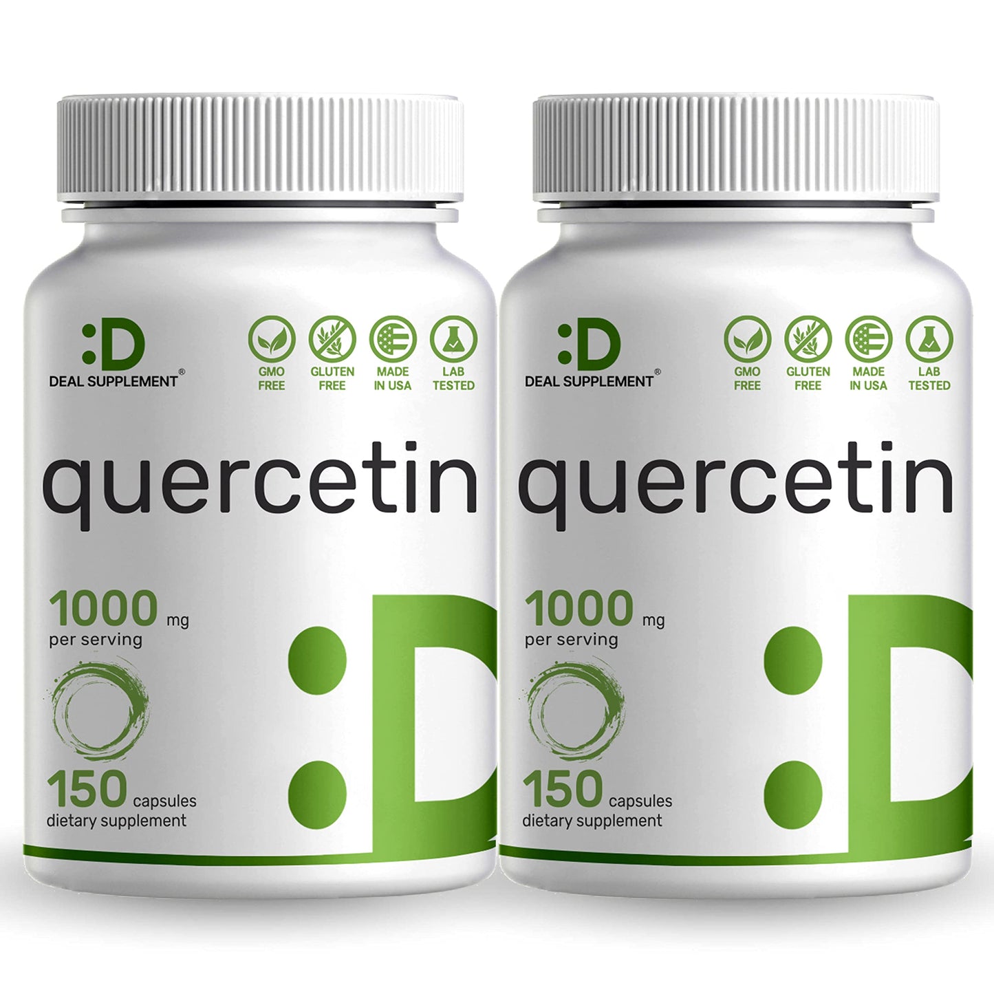 DEAL SUPPLEMENT Quercetin 1000mg Capsule, 300 Capsules