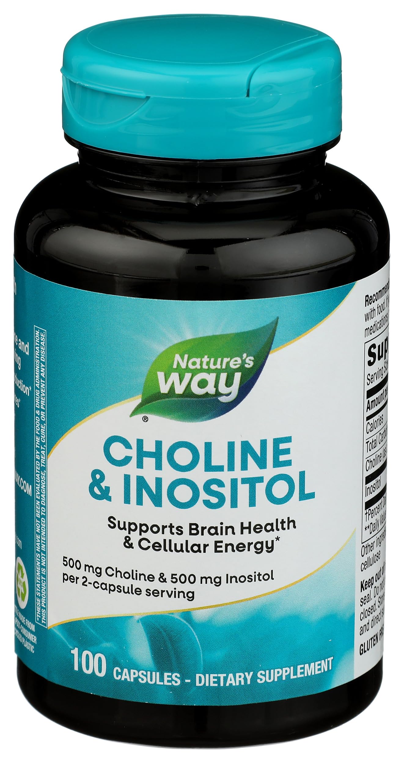 Nature's Way Choline & Inositol Capsules, 100 Count