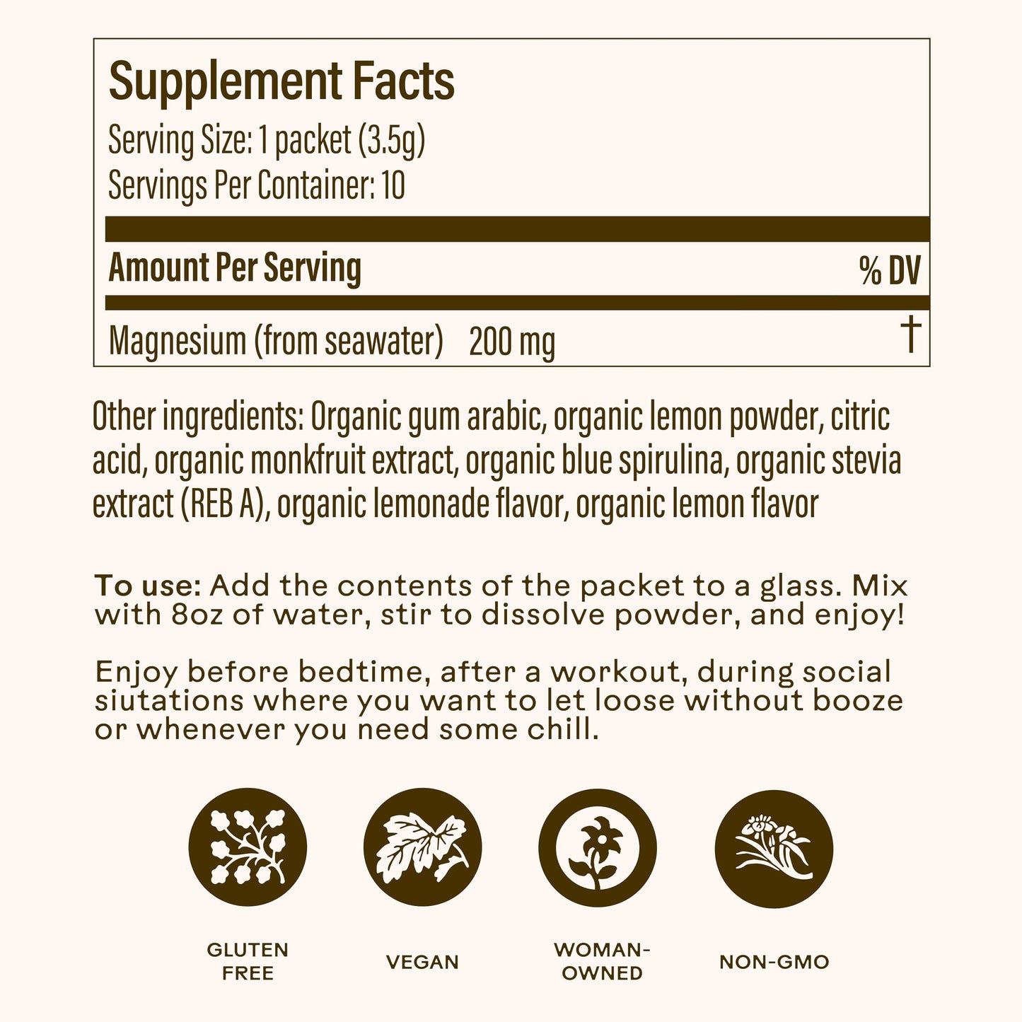 Wooden Spoon Herbs Magic Magnesium Citrate Powder, 1.2 Ounce