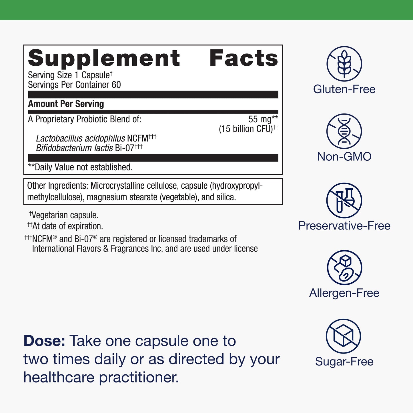 Metagenics UltraFlora Balance Probiotic Capsule 60 Count