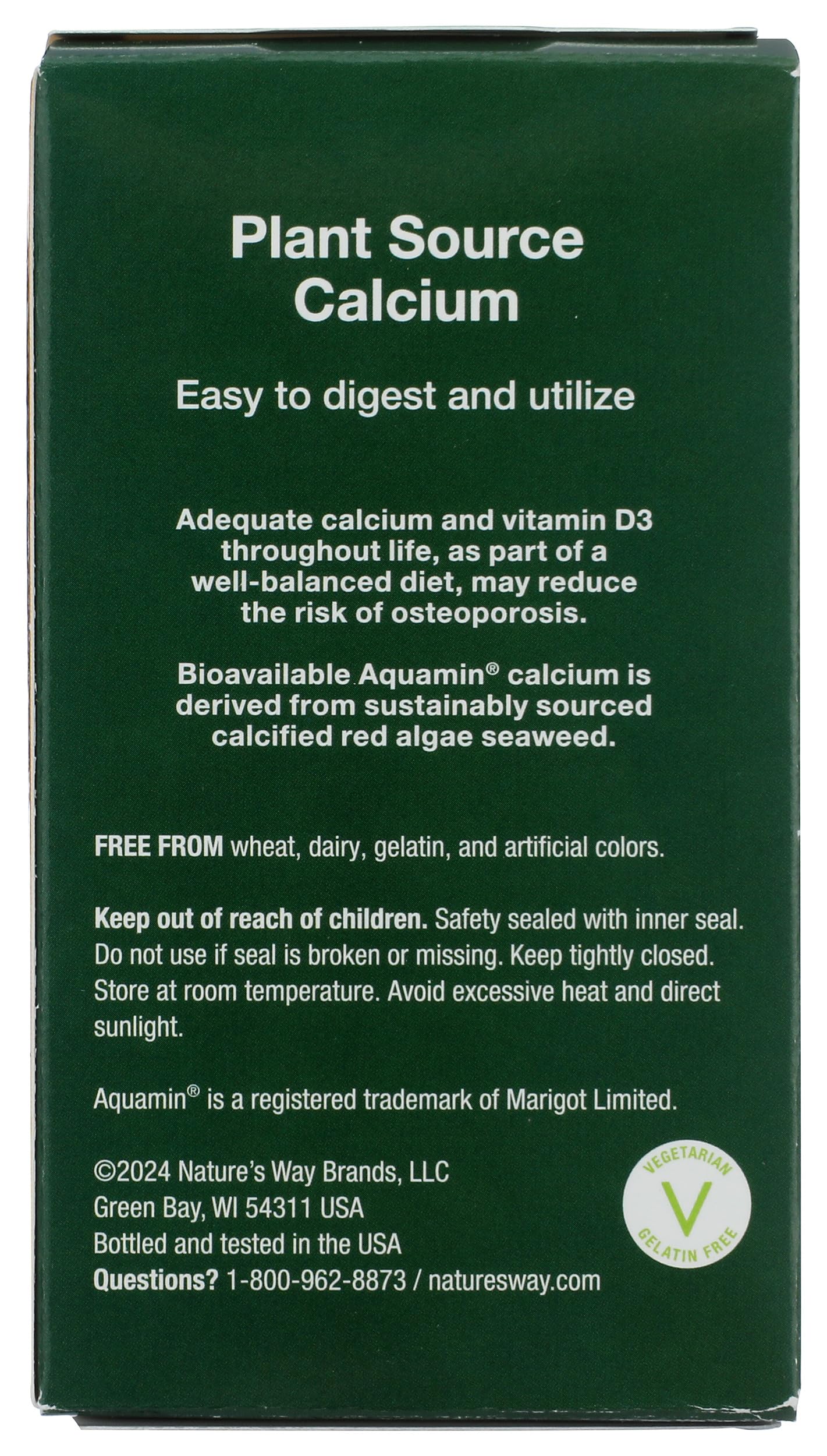 Nature's Way Alive Calcium Tablets 120