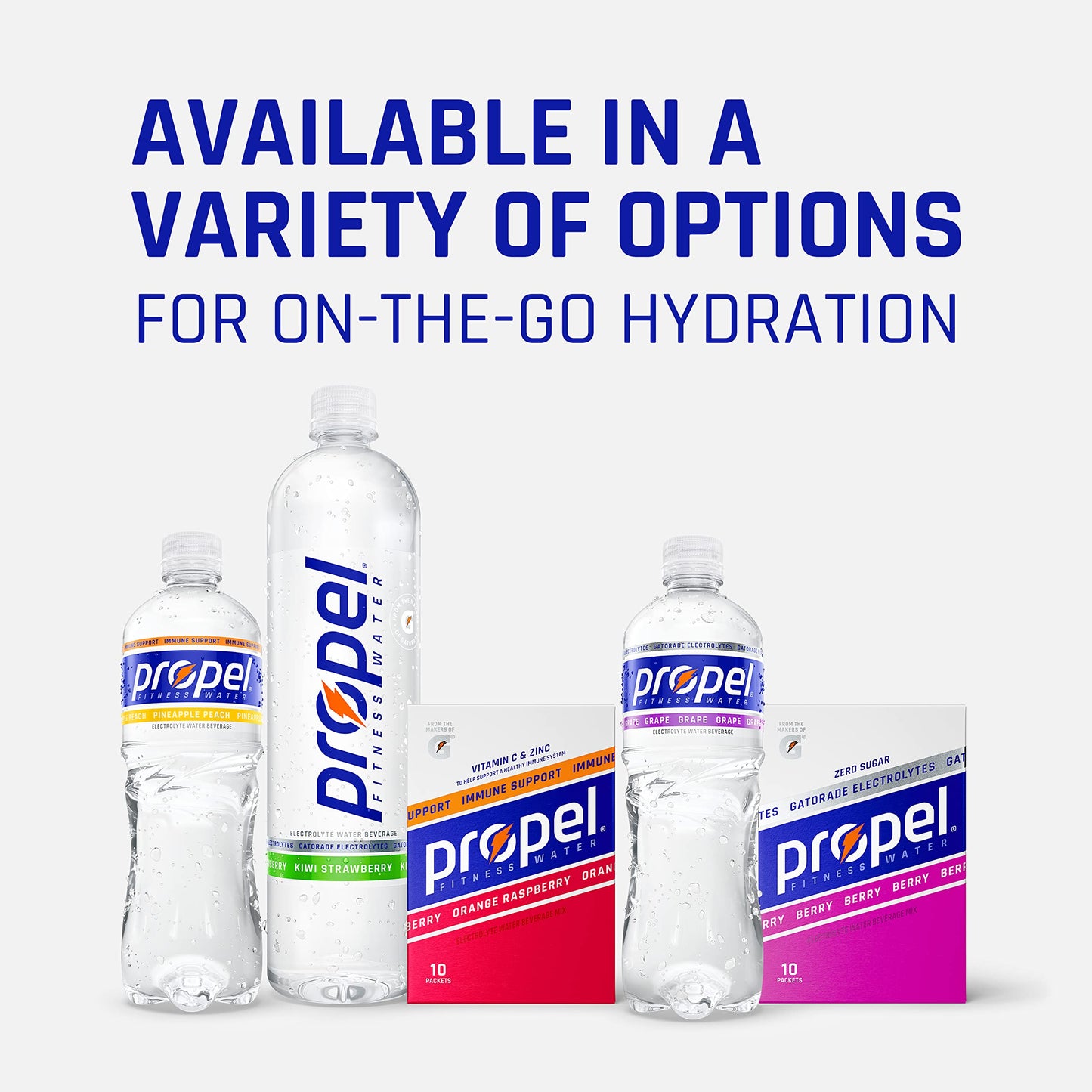Propel Immune Support Powder Lemon Blackberry 0.9