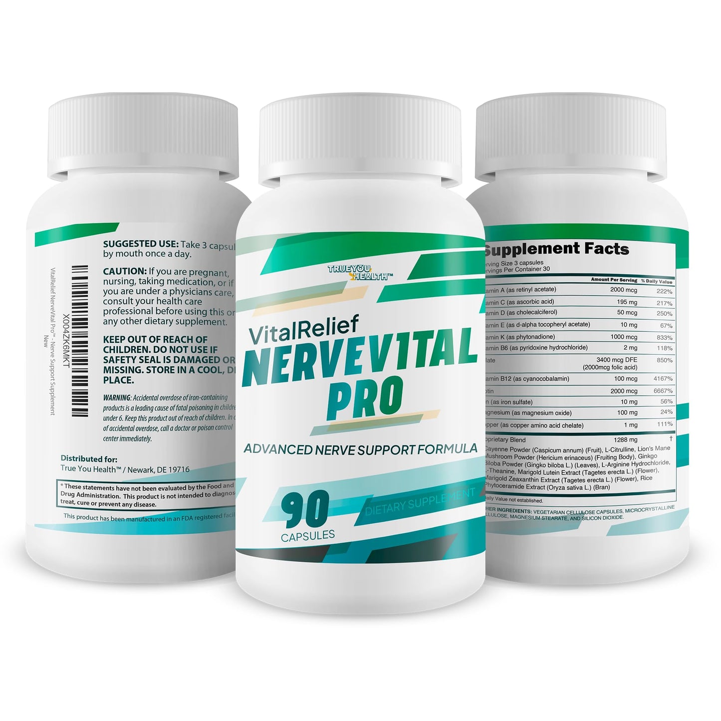 True You Health NerveVital Pro 90 Capsules