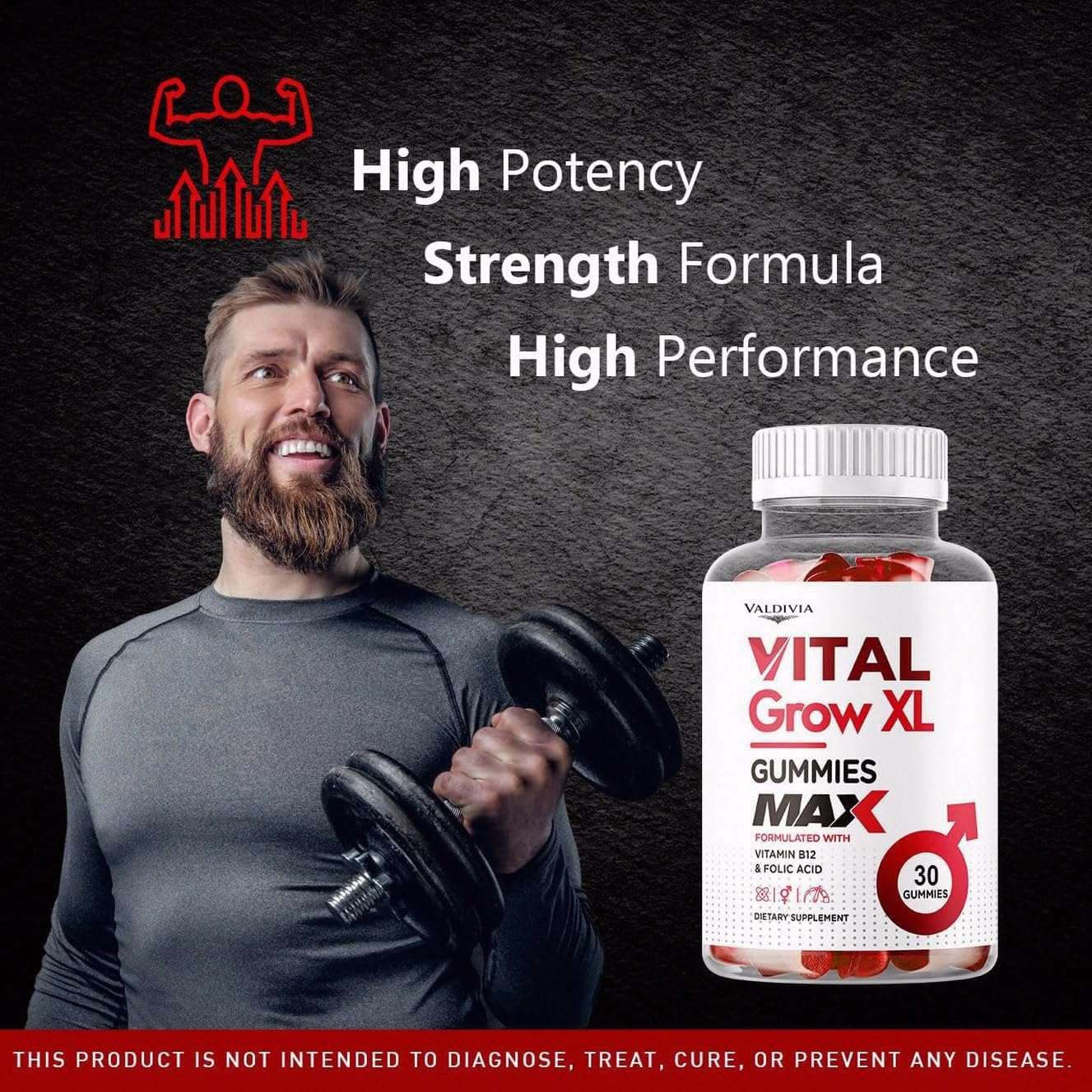 KYFLAG Vital Grow XL Male Gummies Gummy 30 Count