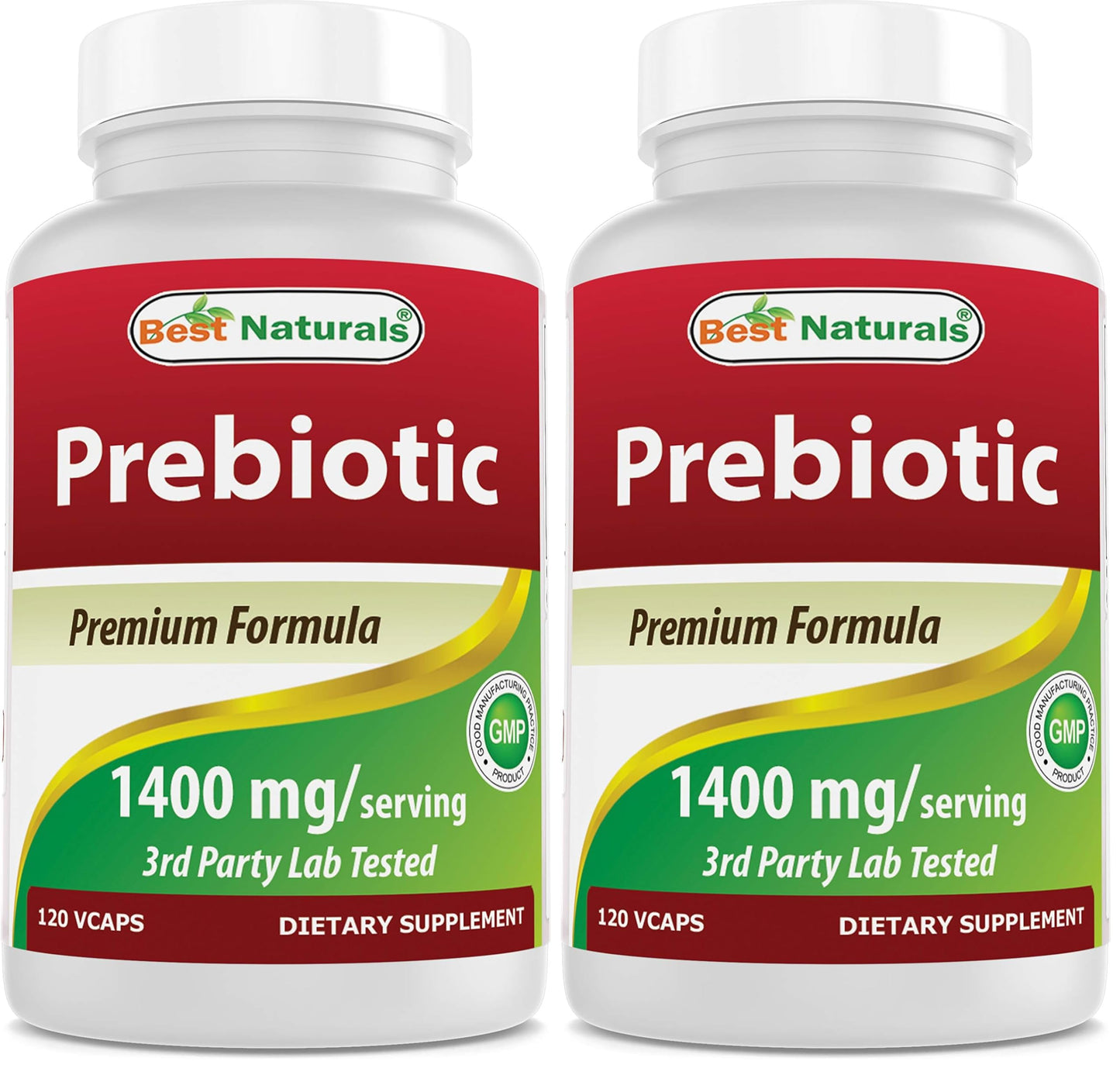 Best Naturals Prebiotics Fiber XOS (Xylo Oligosaccharide) 1400mg Serving Veg Capsules, 240 Count