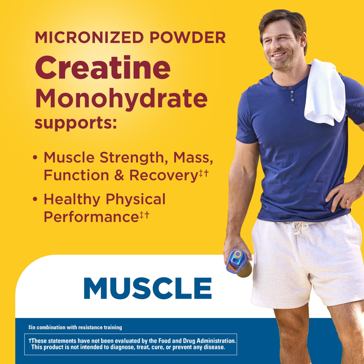 Nature Made Micronized Creatine Monohydrate Powder 7.2 Ounce