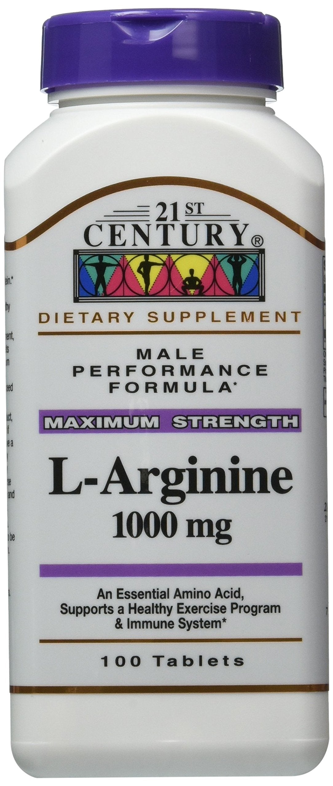 21st Century L-Arginine 1000 mg Tablets, 300 Tablets