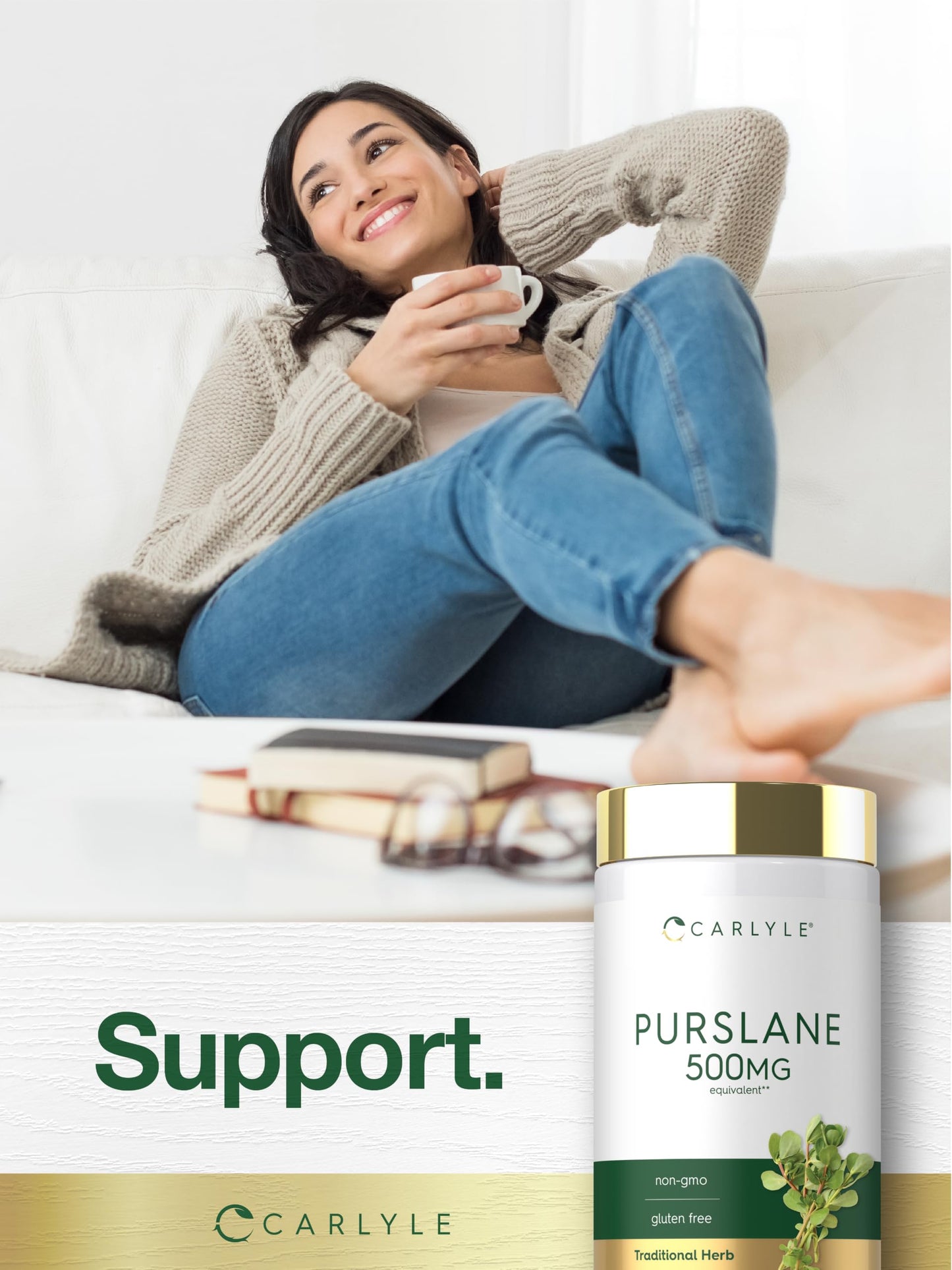 Carlyle Purslane Capsules 120 Count