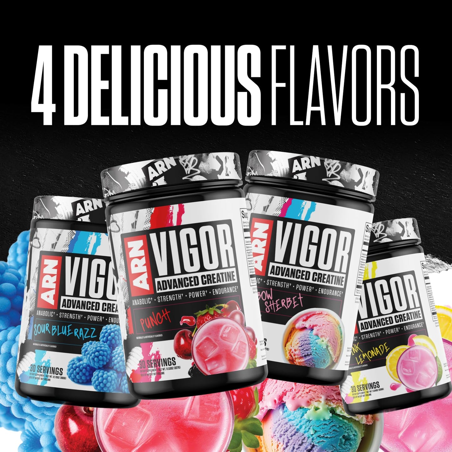 Arms Race Nutrition Vigor Advanced Creatine Formula Powder 11.53 Ounce