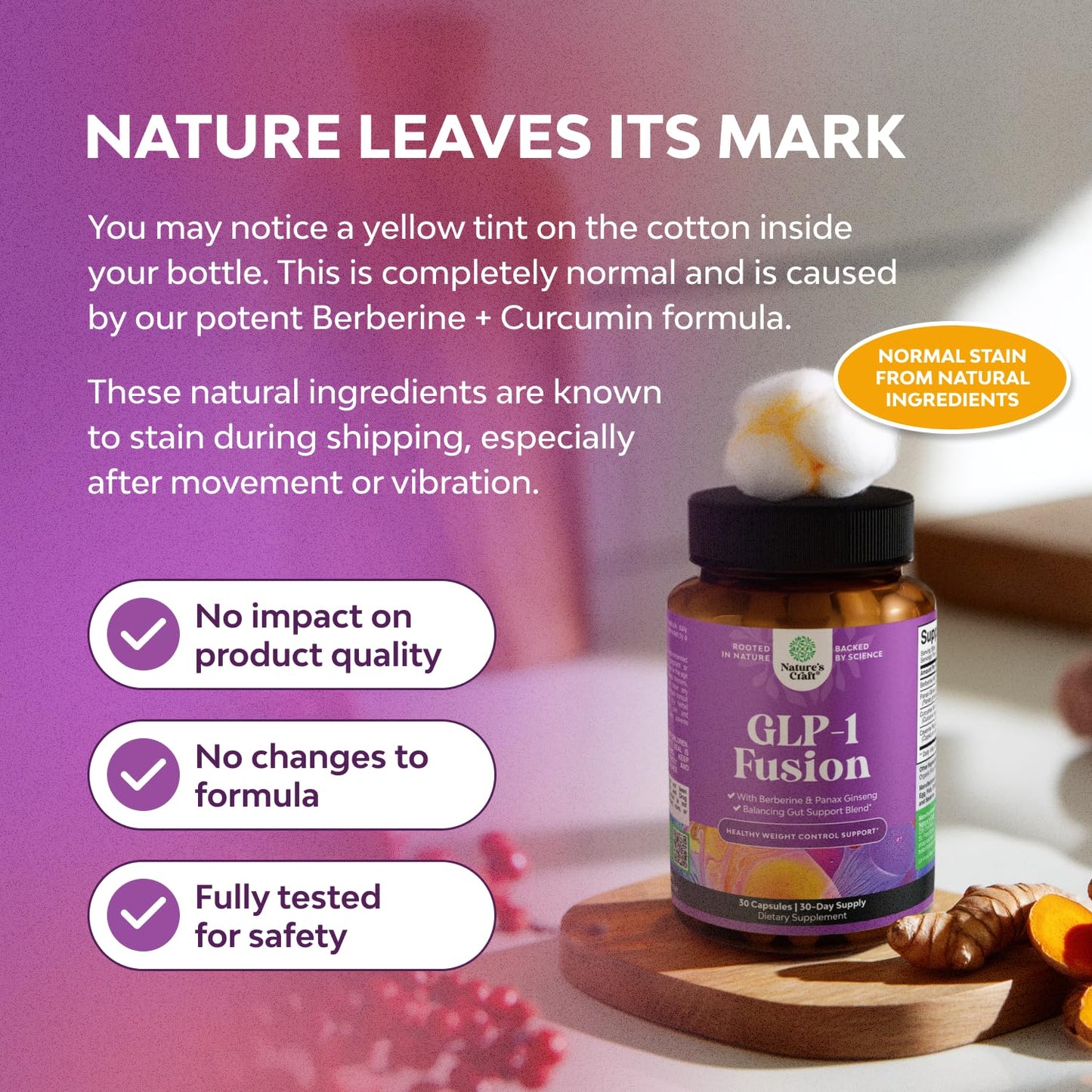 Natures Craft GLP-1 Berberine Supplement Capsule 90 Capsules