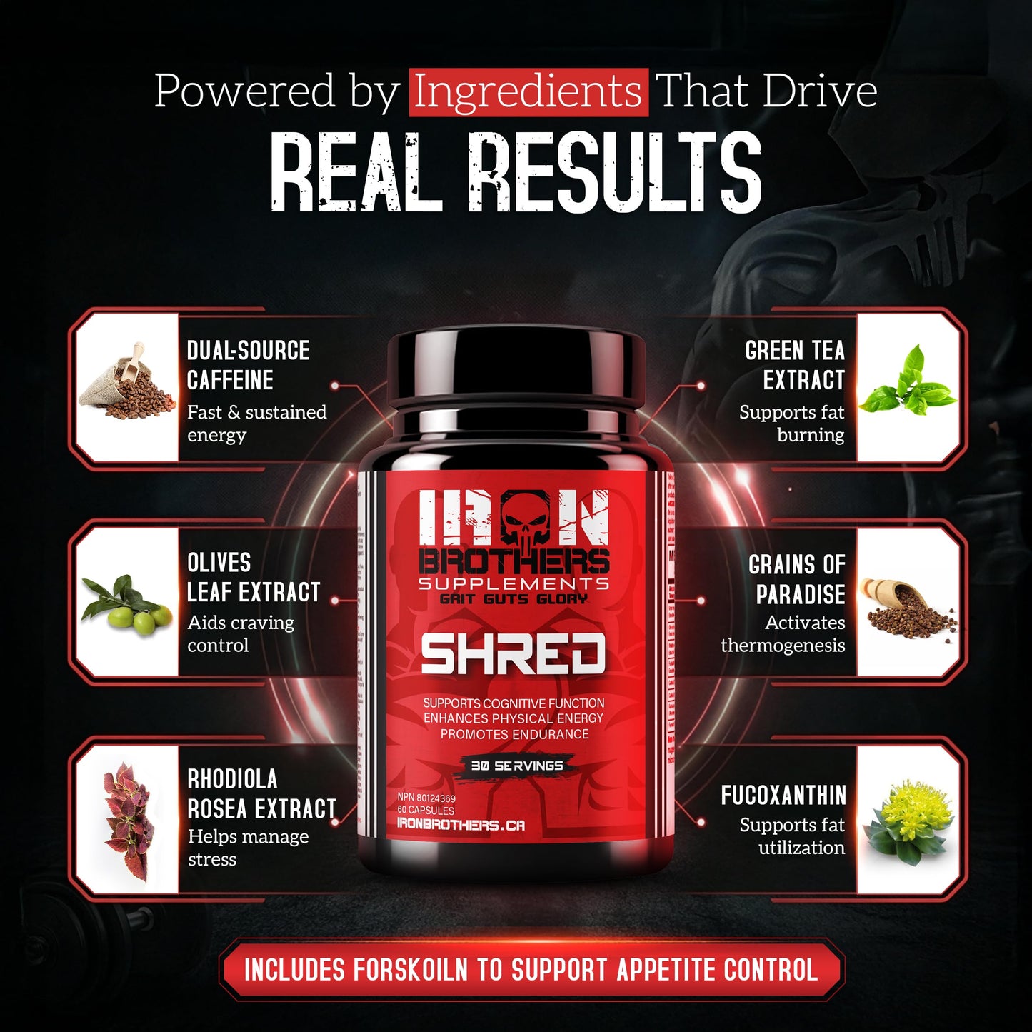 Iron Brothers Supplements Thermogenic Fat Burner Capsules 60 Capsules