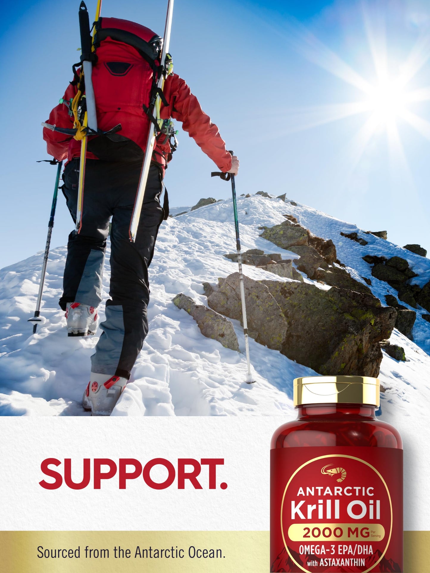 Carlyle Antarctic Krill Oil 2000mg Softgels 120