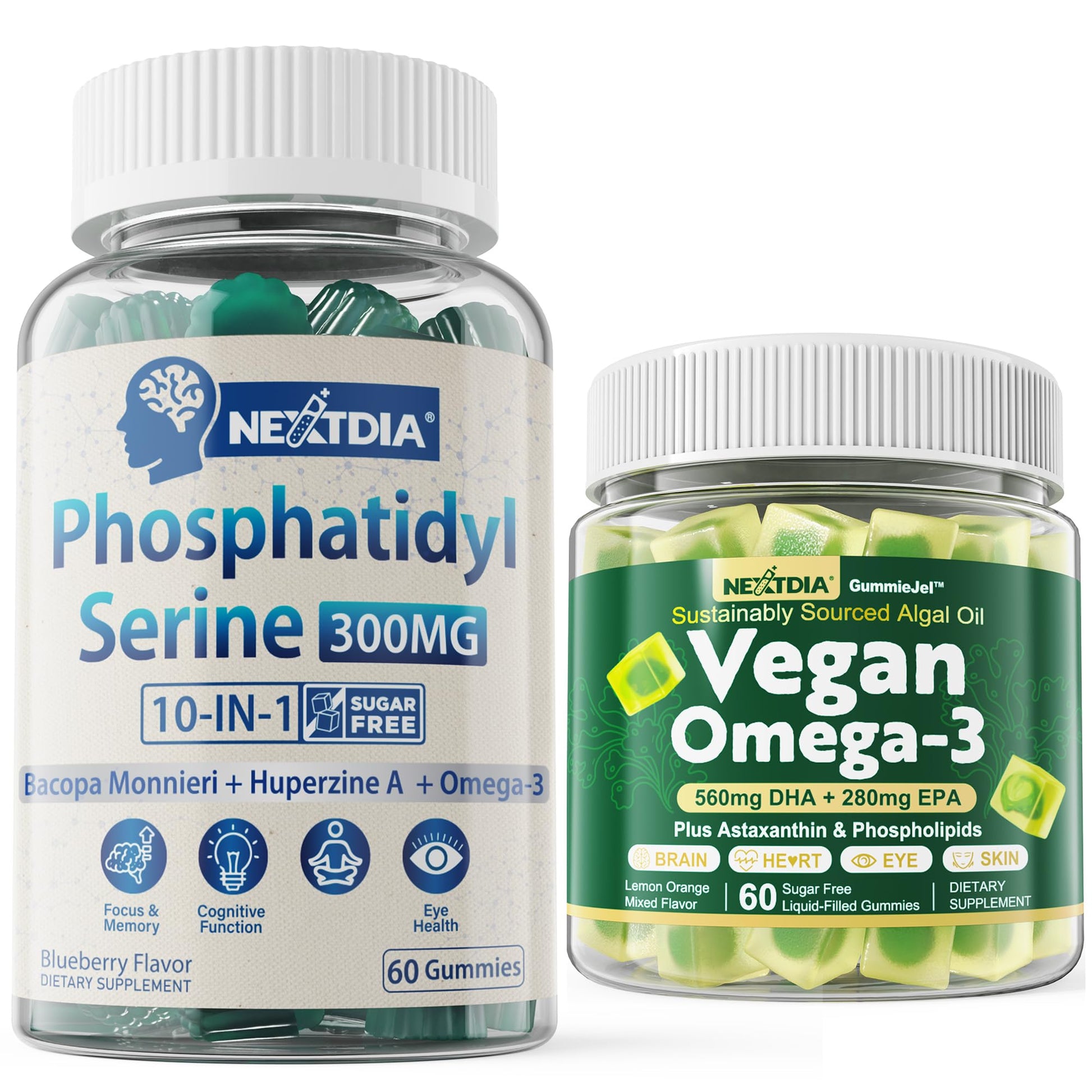 Nextdia Vegan Omega-3 Gummies 180 Count