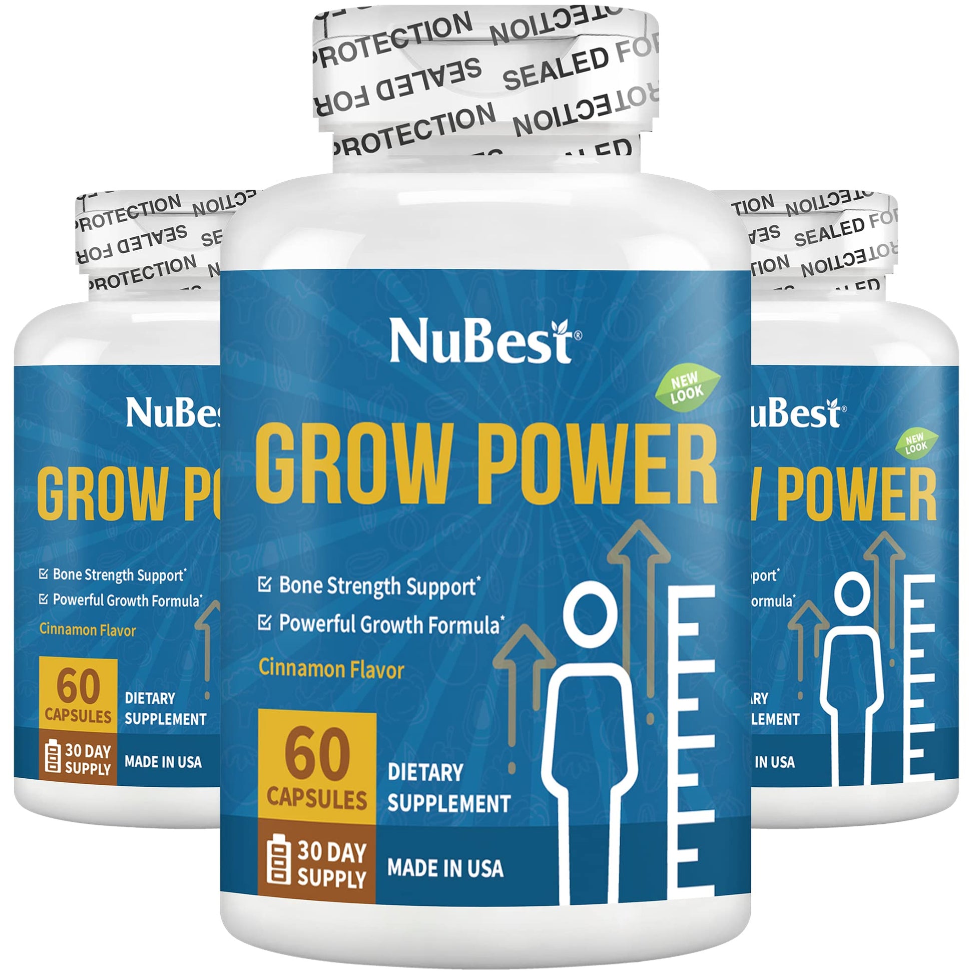 NuBest Grow Power Calcium & Magnesium Multivitamin 180 Capsules