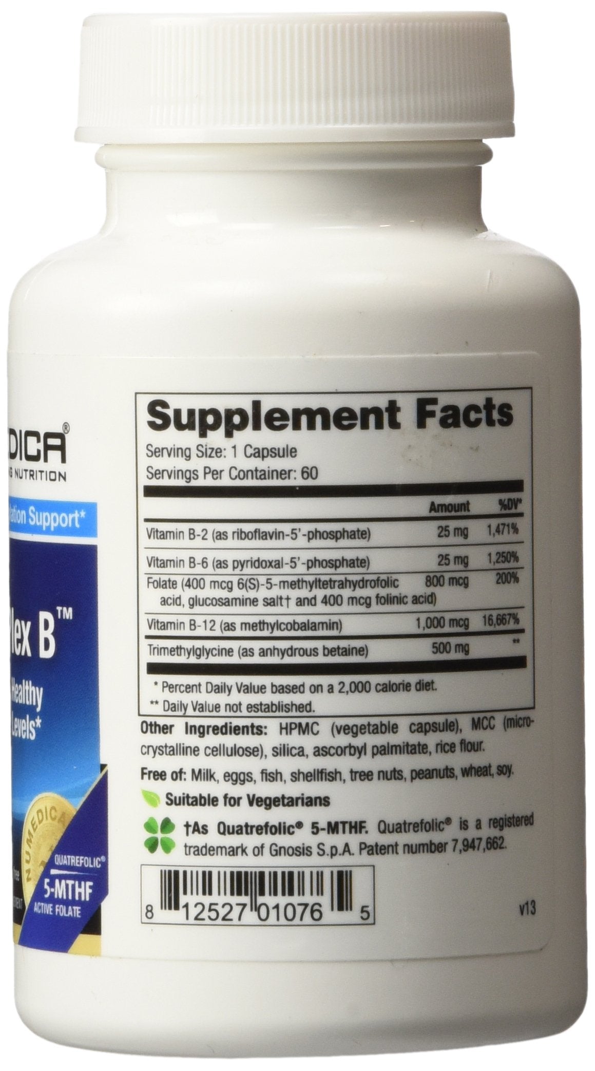 NuMedica Methyl-Plex B Capsule 60 Count