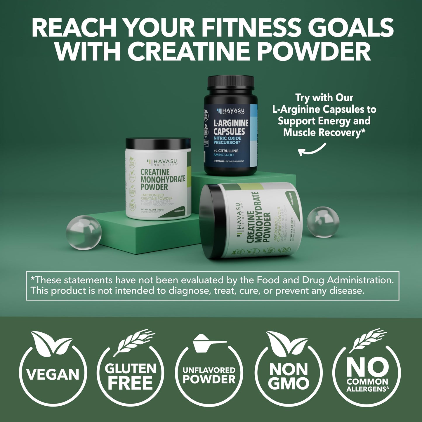HAVASU NUTRITION Creatine Powder 10.6 oz