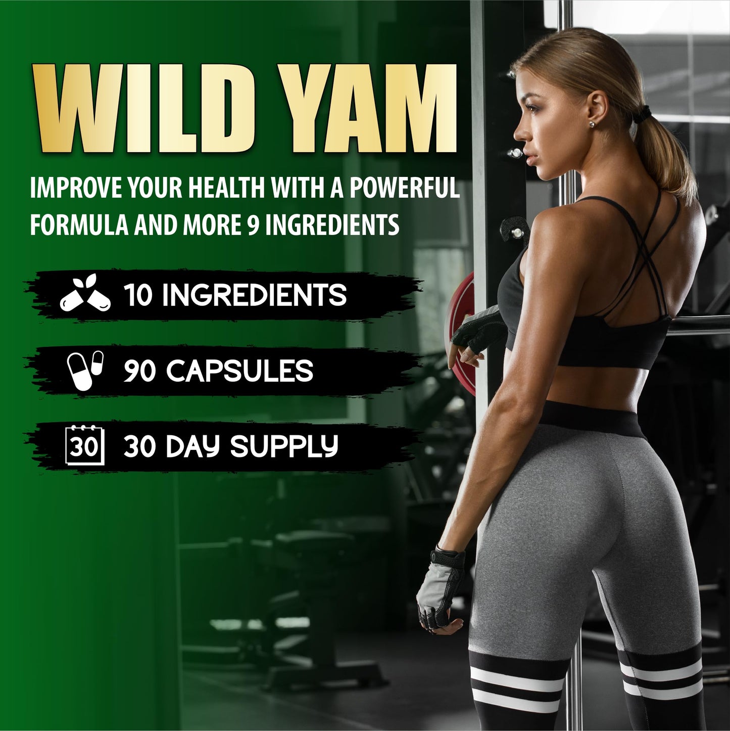 BMVINVOL Wild Yam Supplement Capsule, 90 Capsules