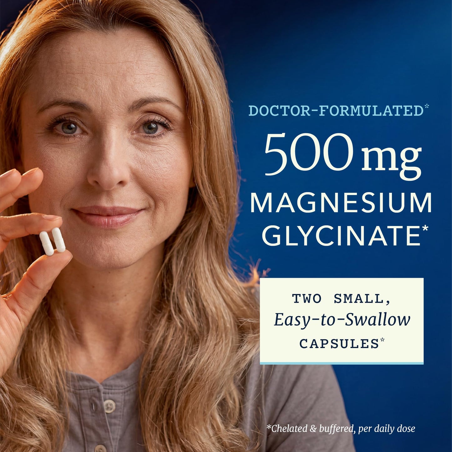 Nobi Nutrition Magnesium Glycinate 500mg Capsule 60 Count