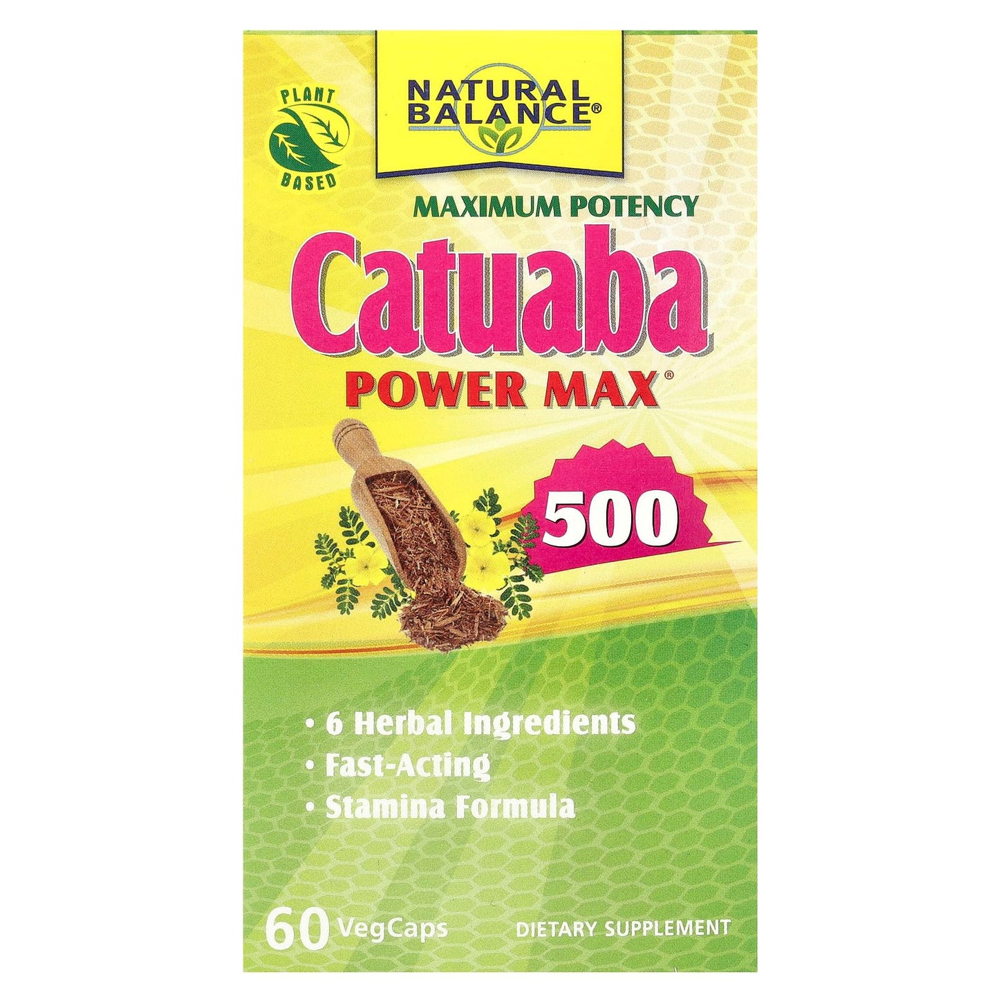 Natural Balance Maximum Potency Catuaba Power Max 500 Capsule 60 Count