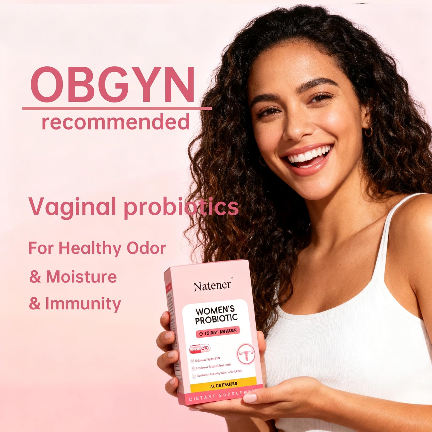 Natener Vaginal Probiotics for Women Capsules 60