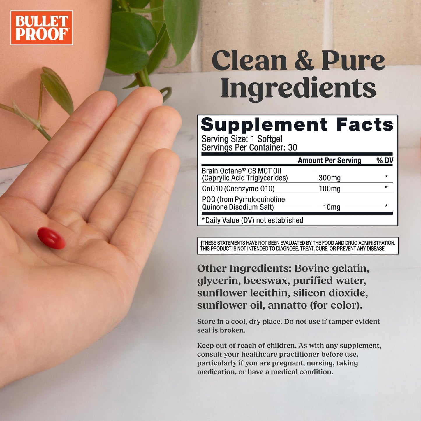Bulletproof CoQ10 Energy Softgels 30 Count
