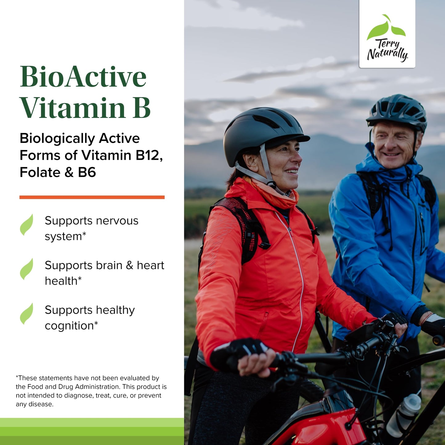 Terry Naturally BioActive Vitamin B Capsules 120