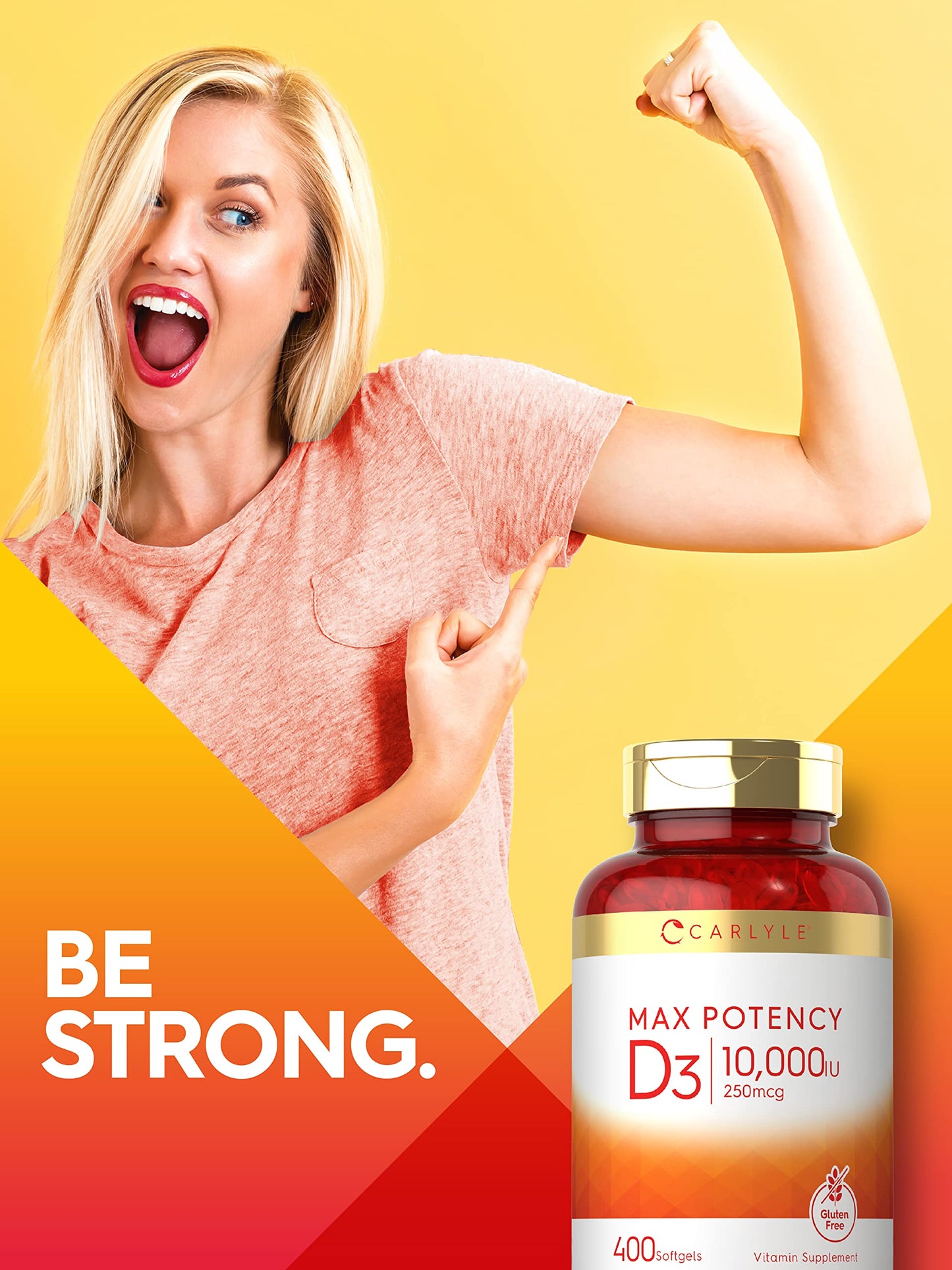 Carlyle Vitamin D 10000 IU Softgels 400