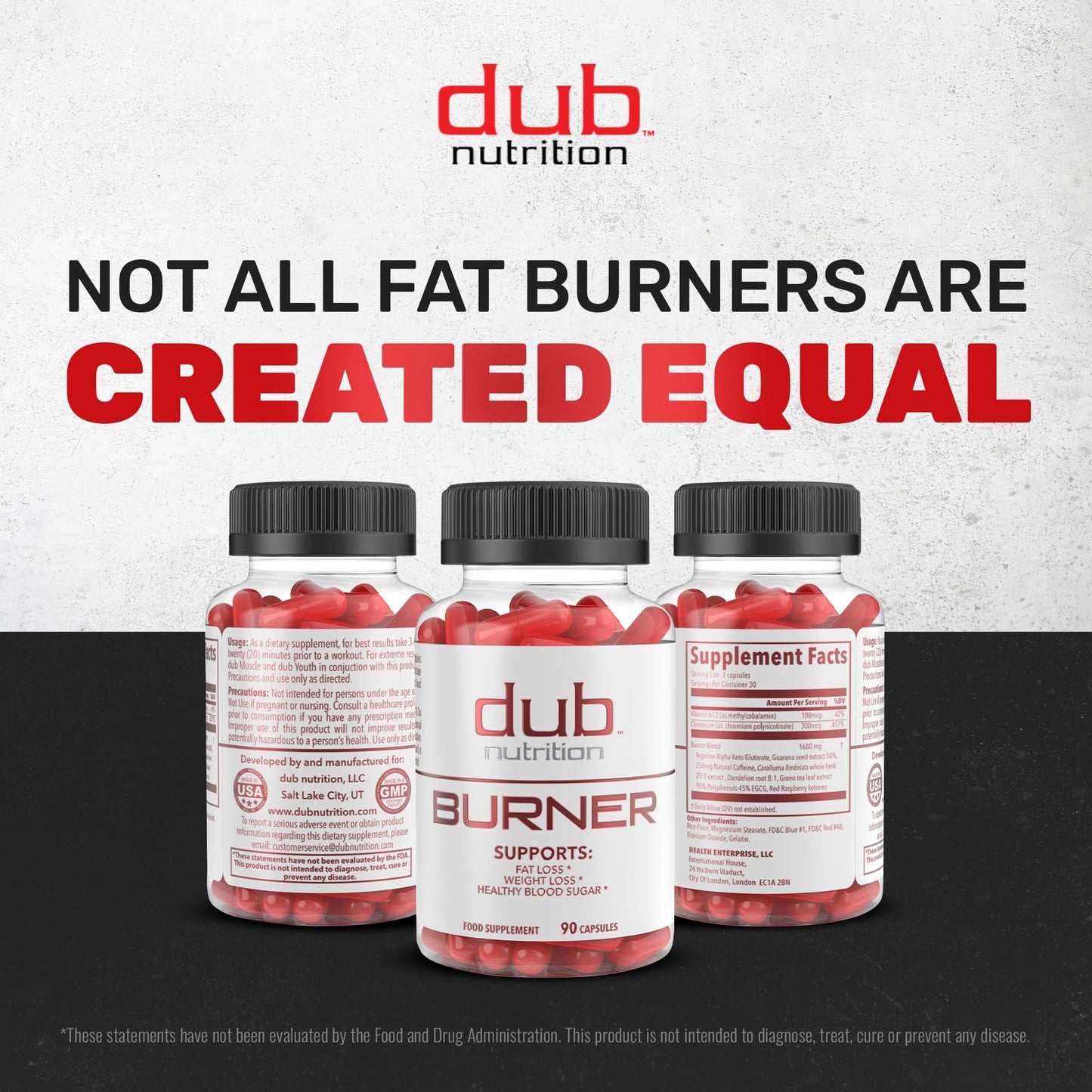 Dub Nutrition Burner 90 Capsules